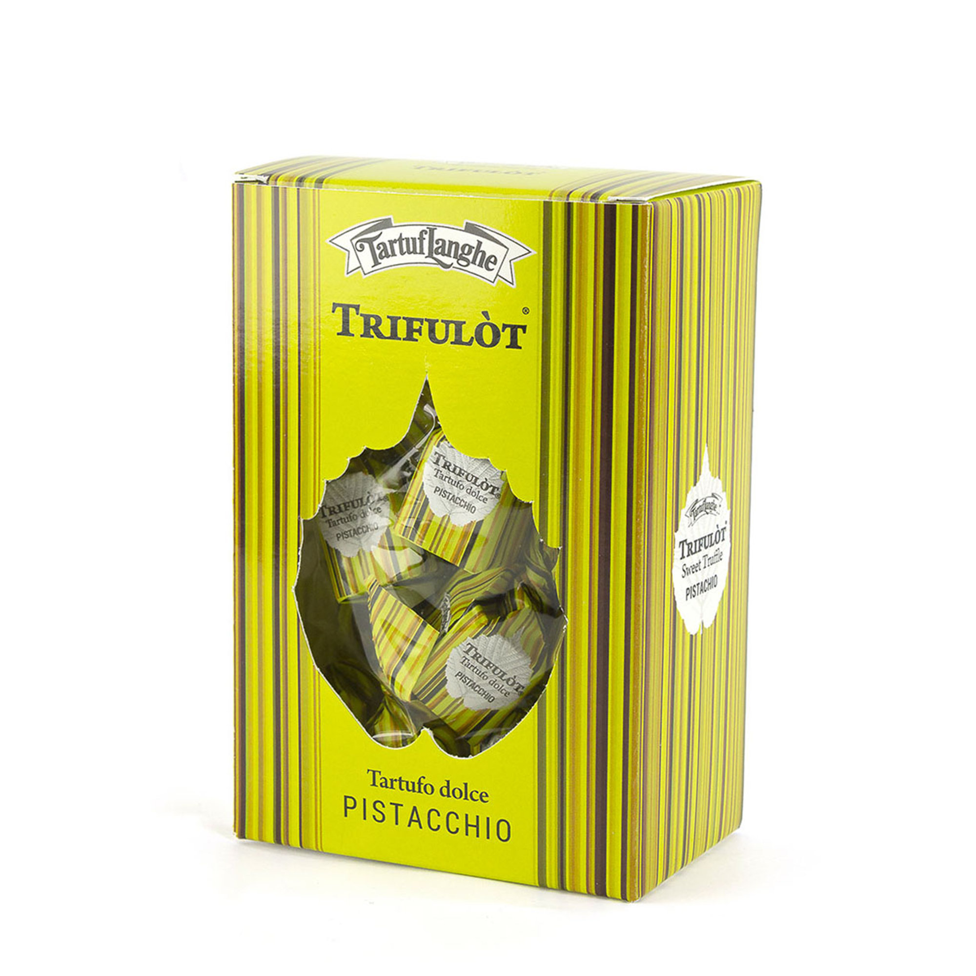 3 Trifulòt Astucci 105 gr: 1 Tartufo Dolce Nero, 1 Tartufo Dolce Bianco, 1 Tartufo Dolce Pistacchio TartufLanghe vista7