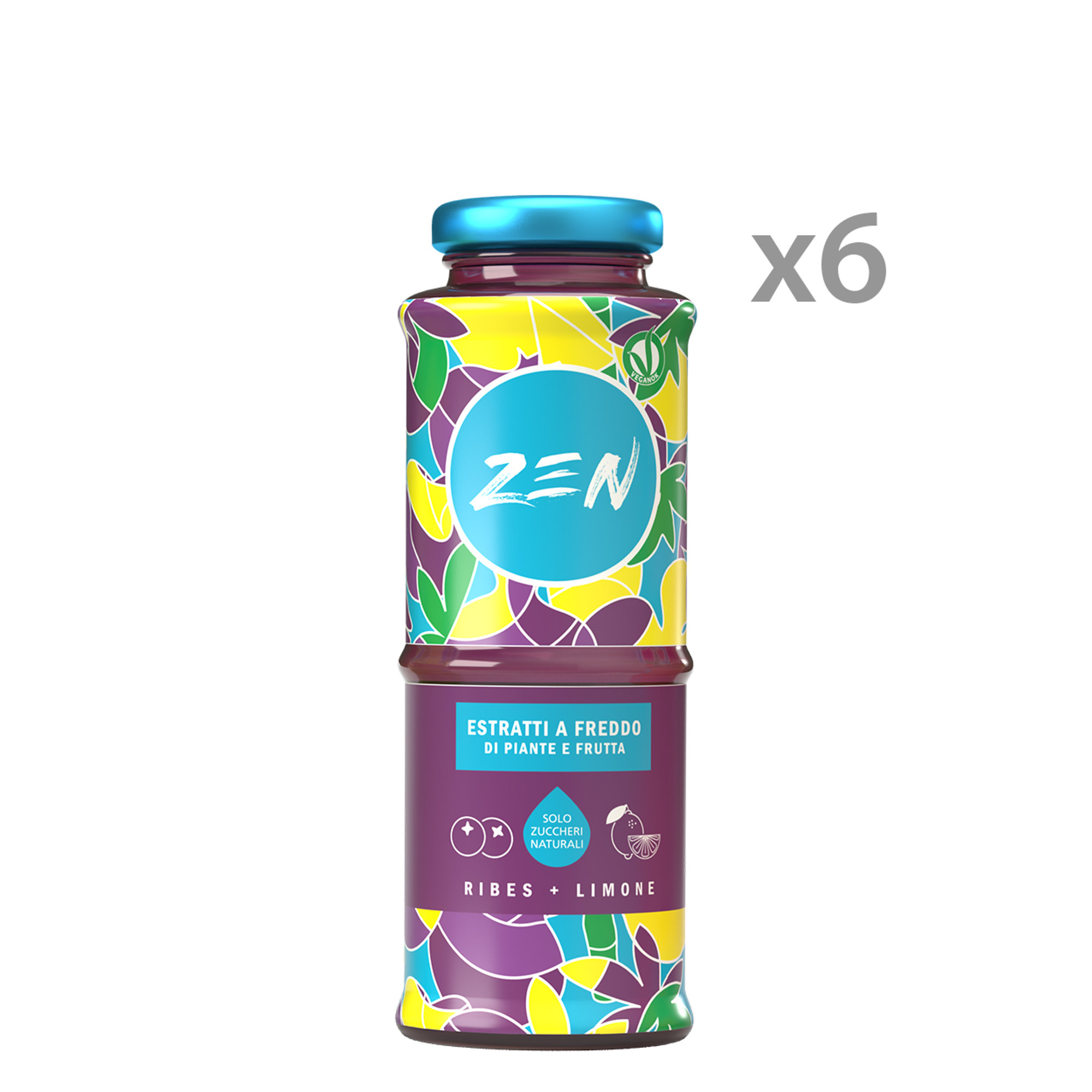 6 Estratti "ZEN" Ribes e Limone 200 ml OriOra vista0