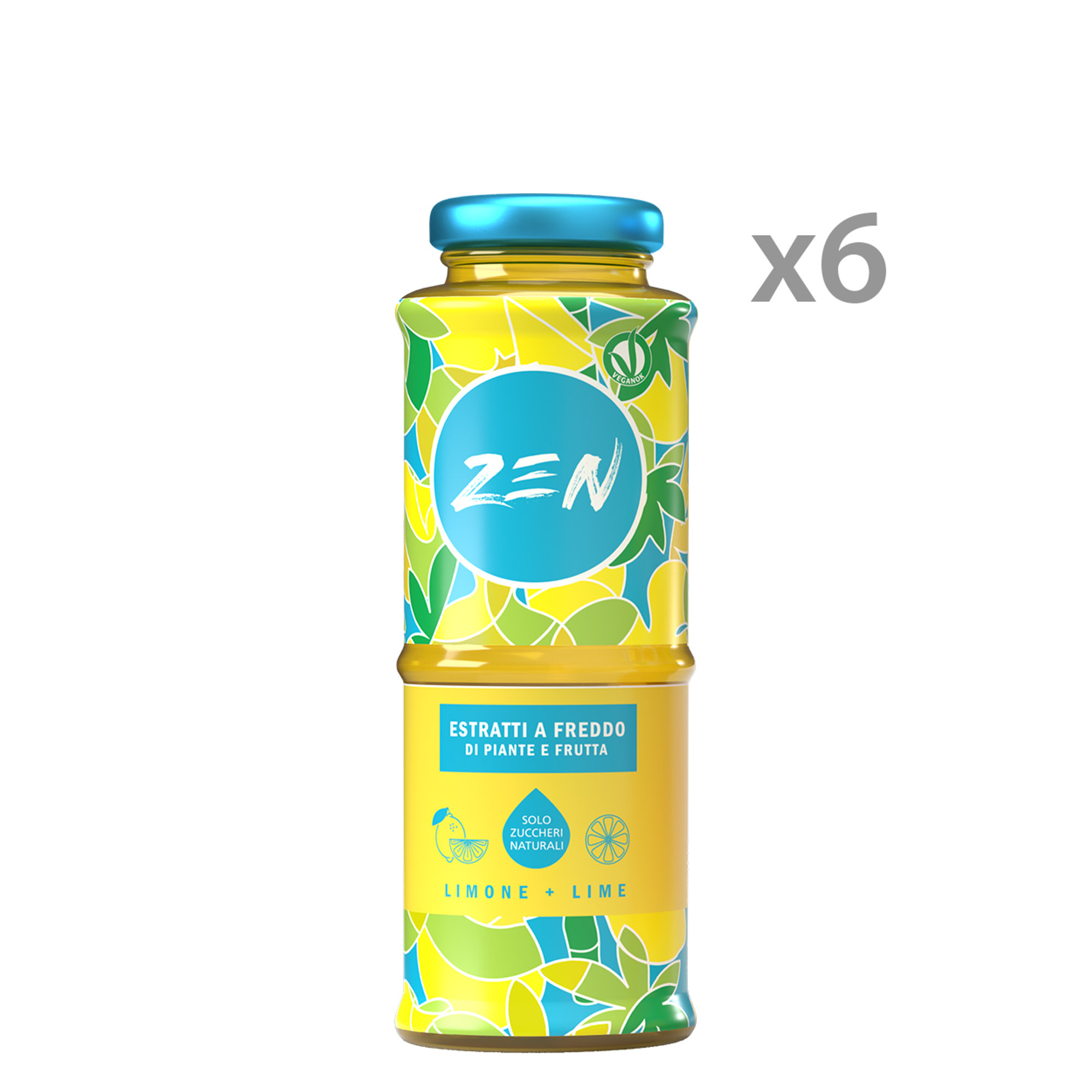 6 Estratti "ZEN" Limone e Lime 200 ml OriOra vista0