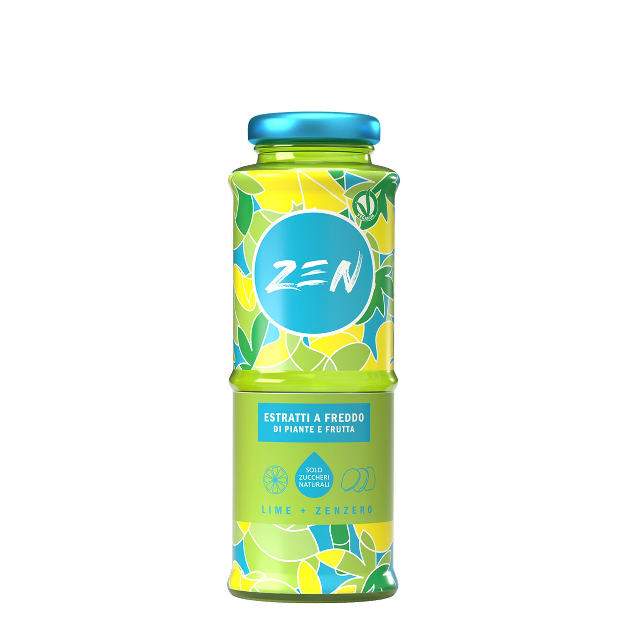 6 Estratti "ZEN" misti 200 ml: 2 Lime e Zenzero, 2 Ribes e Limone, 2 Mango e Pepe OriOra vista1