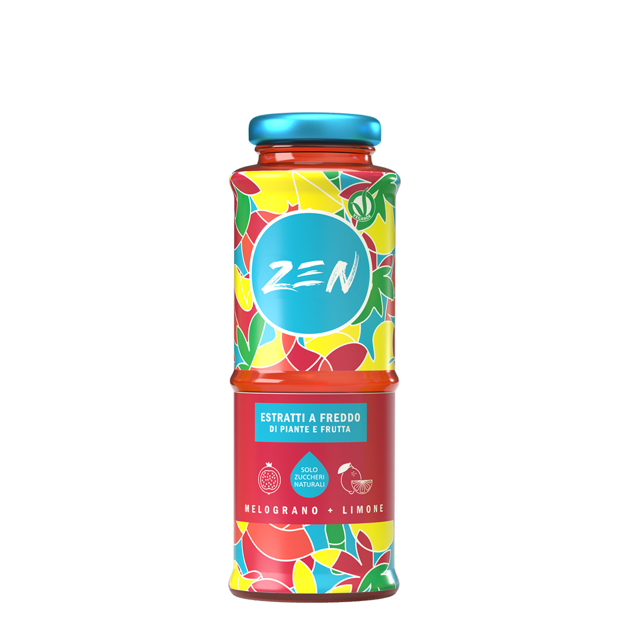 6 Estratti "ZEN" misti 200 ml: 2 Melograno e Limone, 2 Limone e Lime, 2 Mango e Pepe OriOra vista1