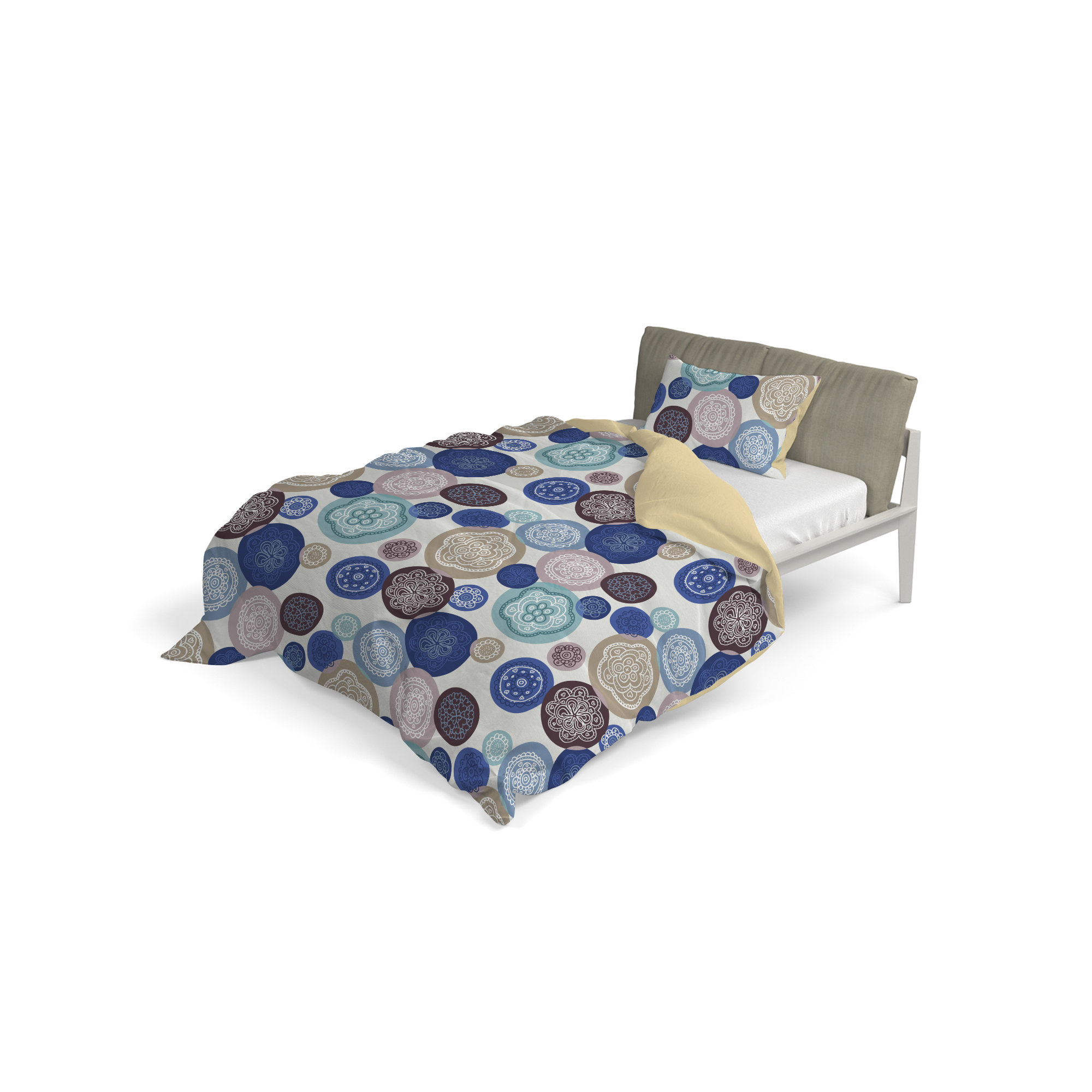 Parure copripiumino + federe Fantasy - murrine DATEX vista2