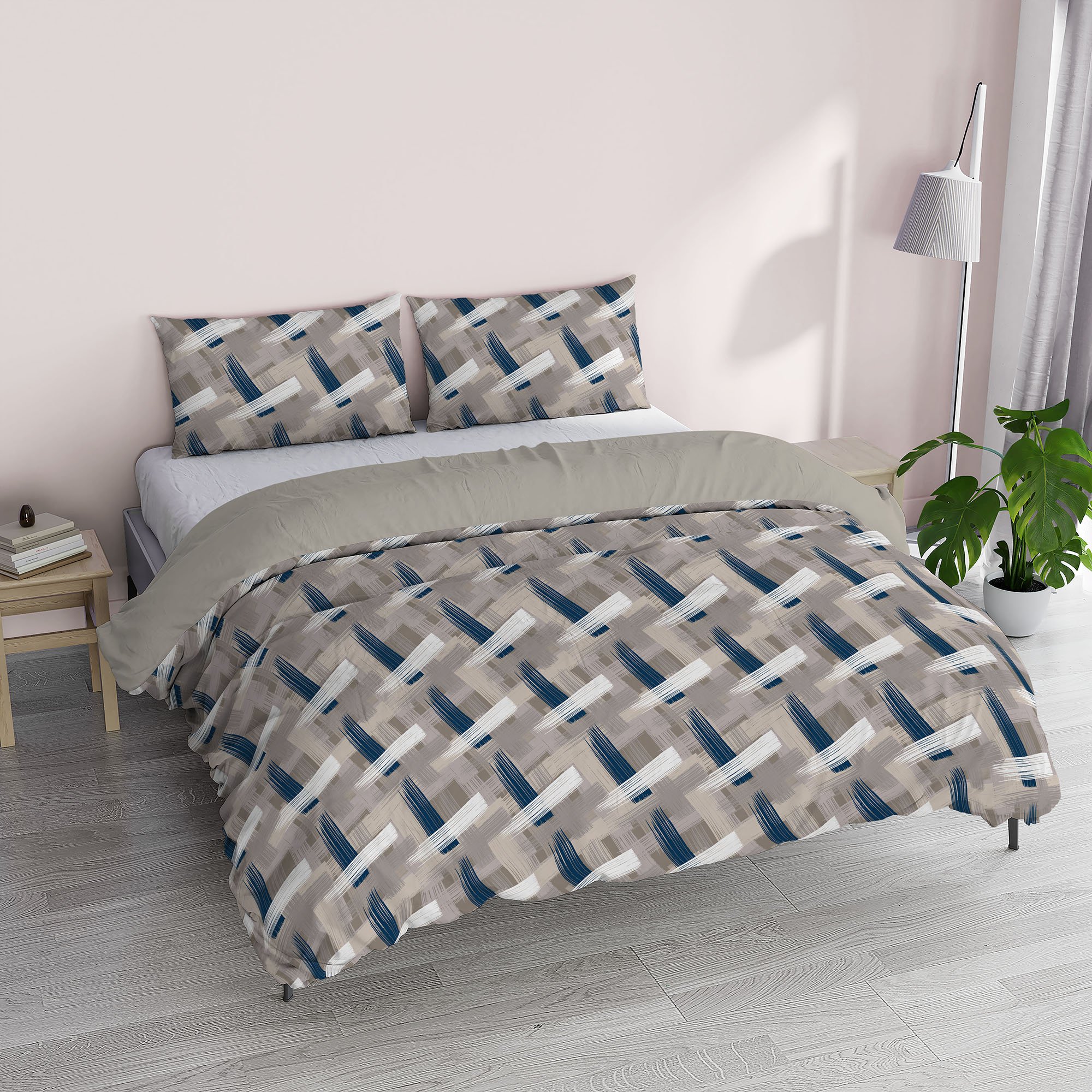 Parure copripiumino + federe Fantasy - pennellate DATEX vista4