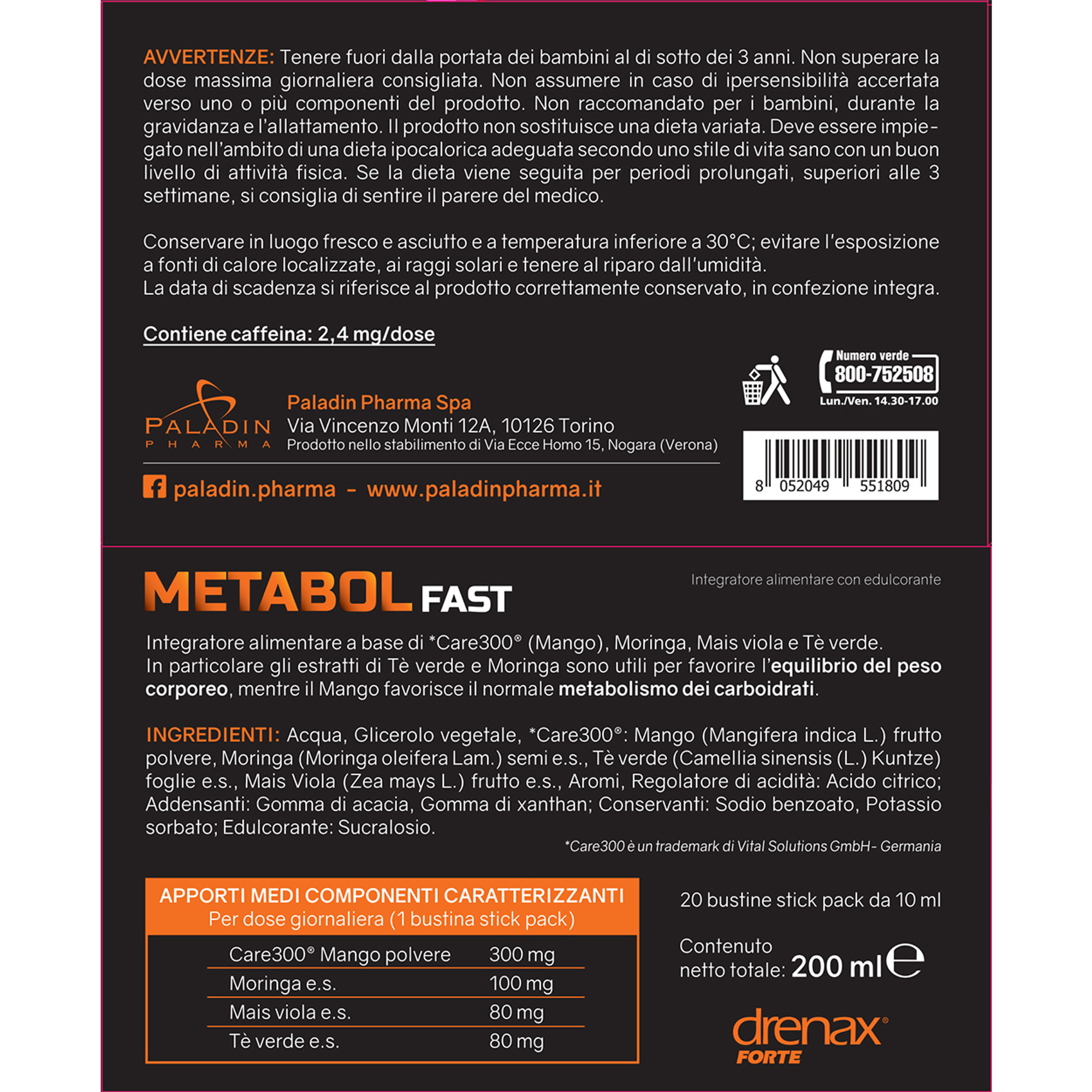 2 confezioni - Drenax Forte MetabolFast Drenax vista1