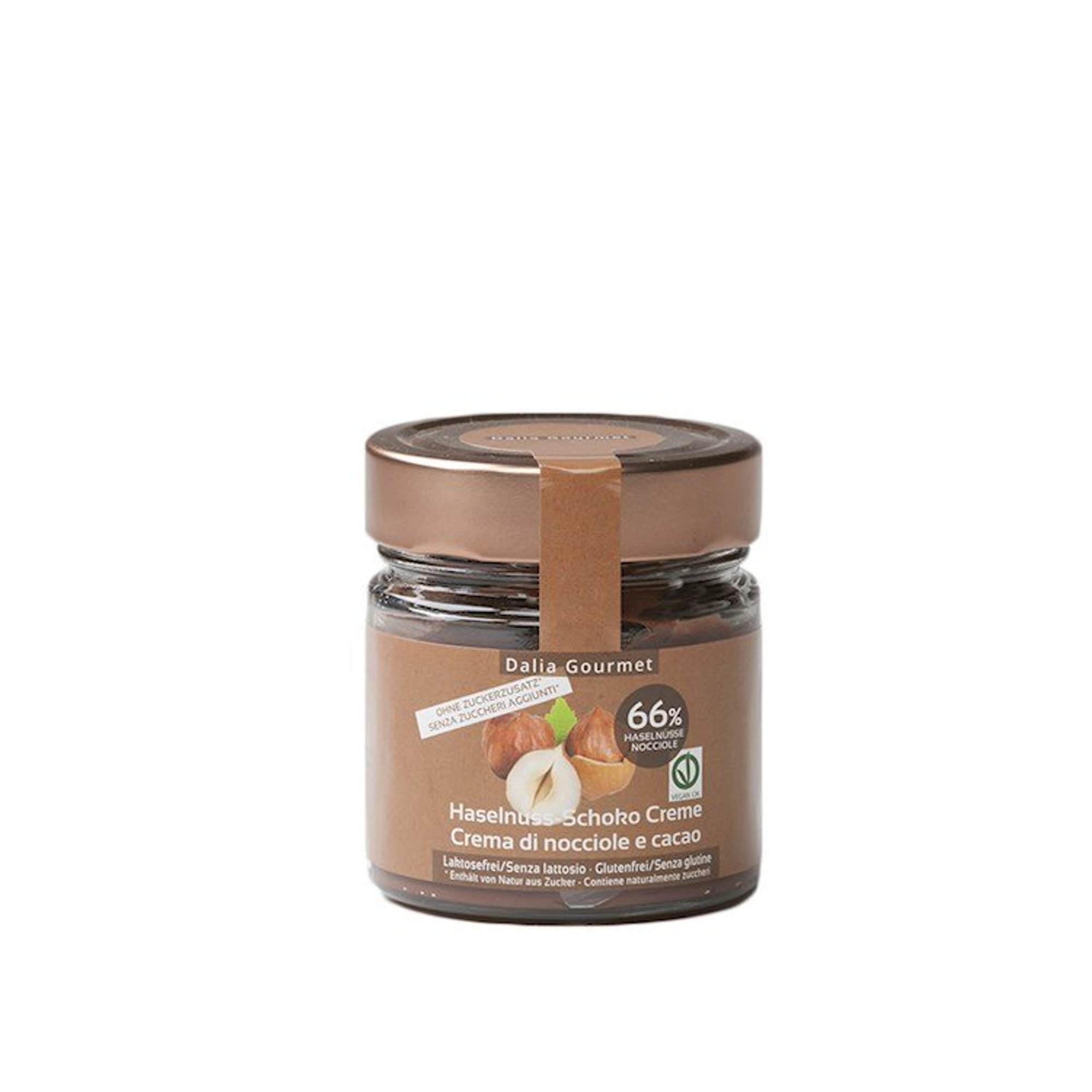 4 vasetti misti creme 200 gr: Nocciole e Cacao - Mandorle con Tonka - Arachidi e Cacao - Cacao Zero Cal vista1