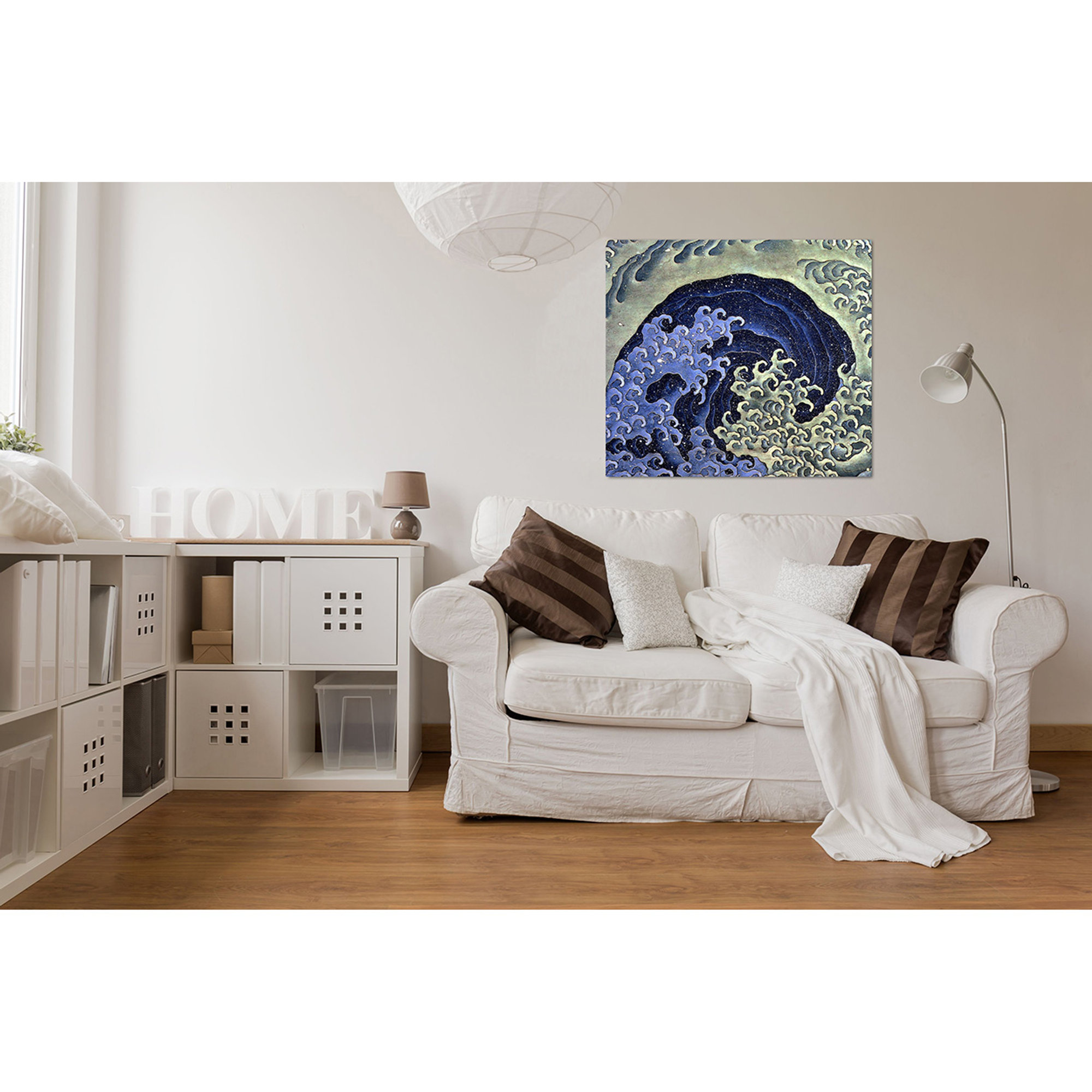 Pannello arredo - HOKUSAI - Feminine Wave TeleD'Autore vista1
