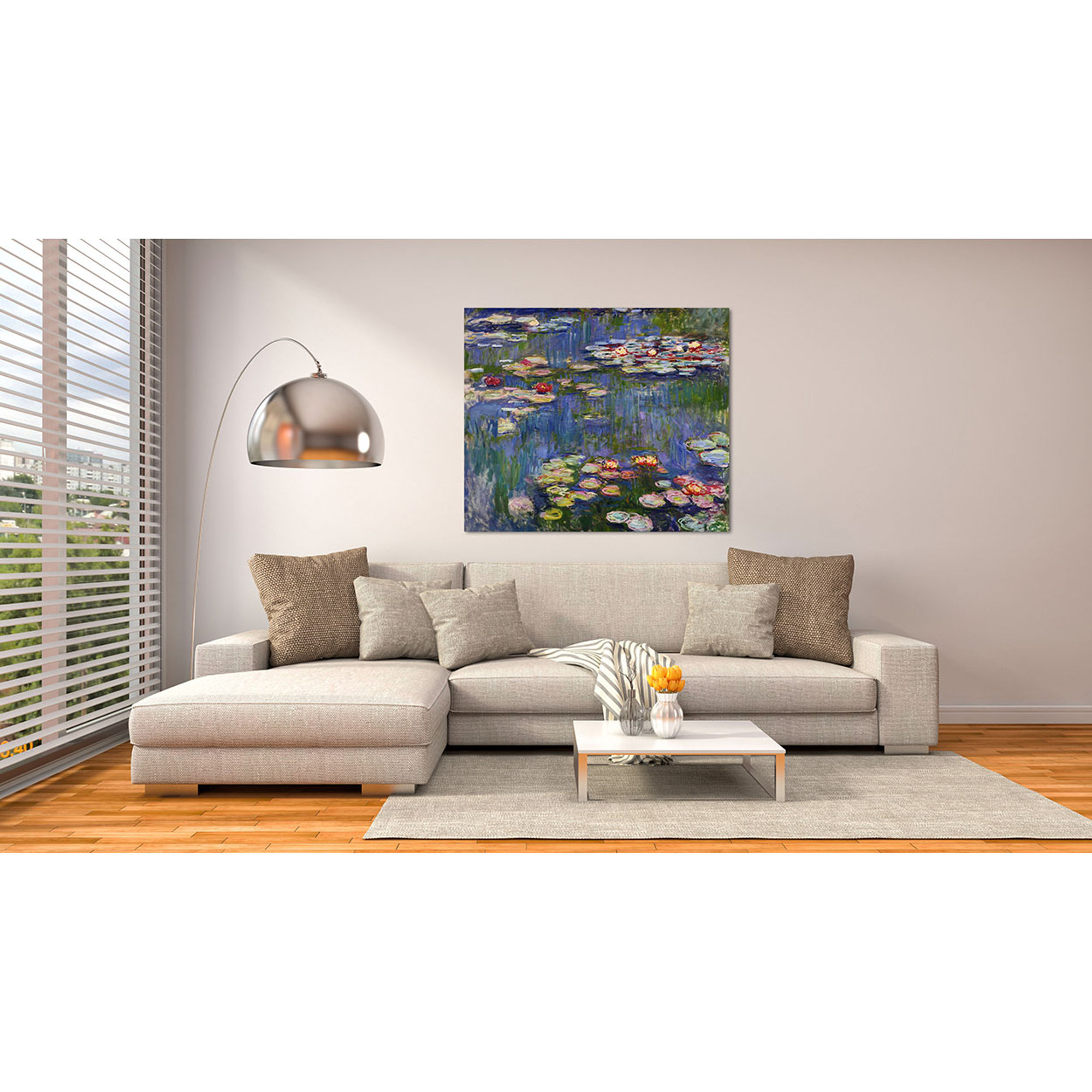 Pannello arredo - MONET - Ninfee TeleD'Autore vista1