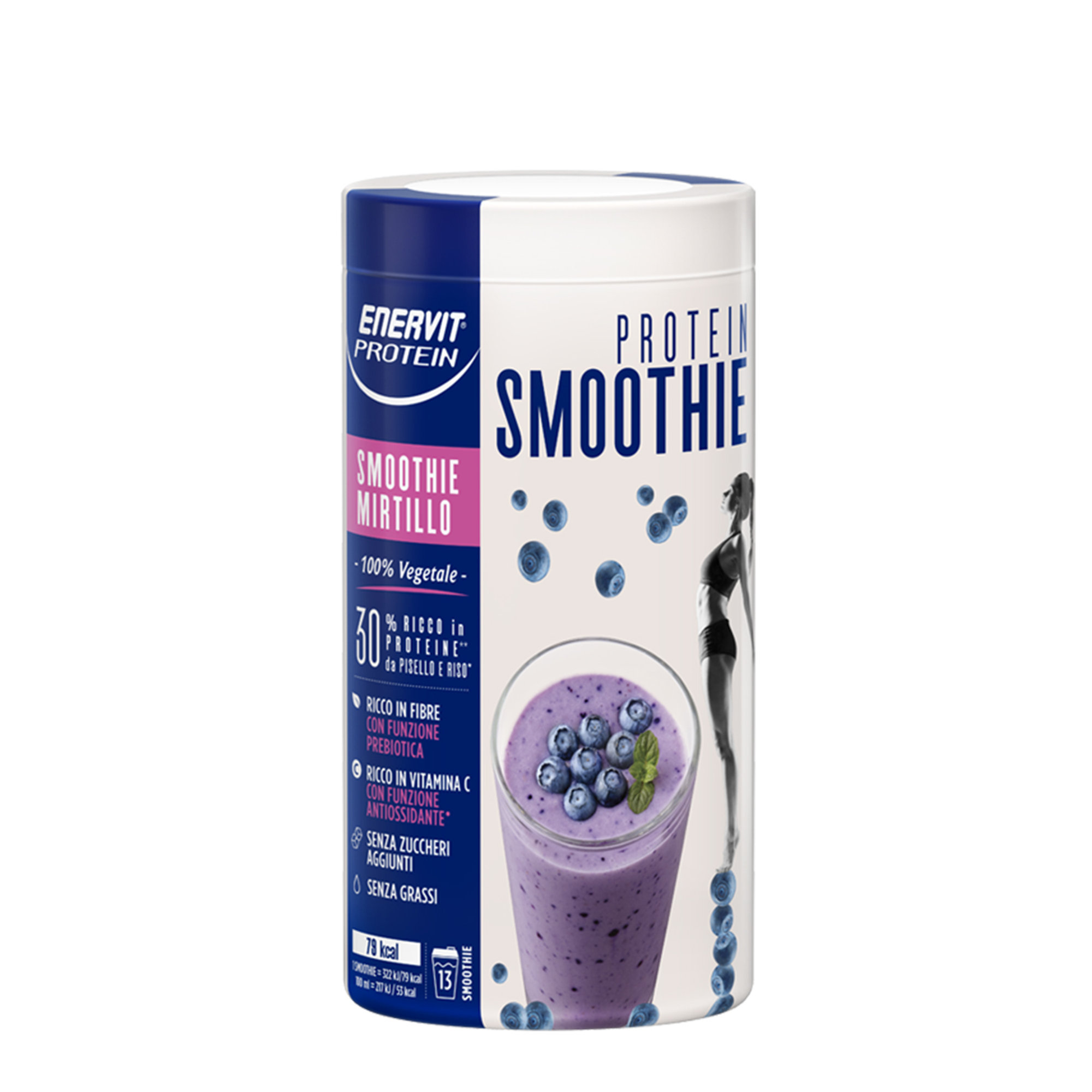 2 confezioni miste da 520 gr: Smoothie cocco - Smoothie mirtillo Enervit vista3