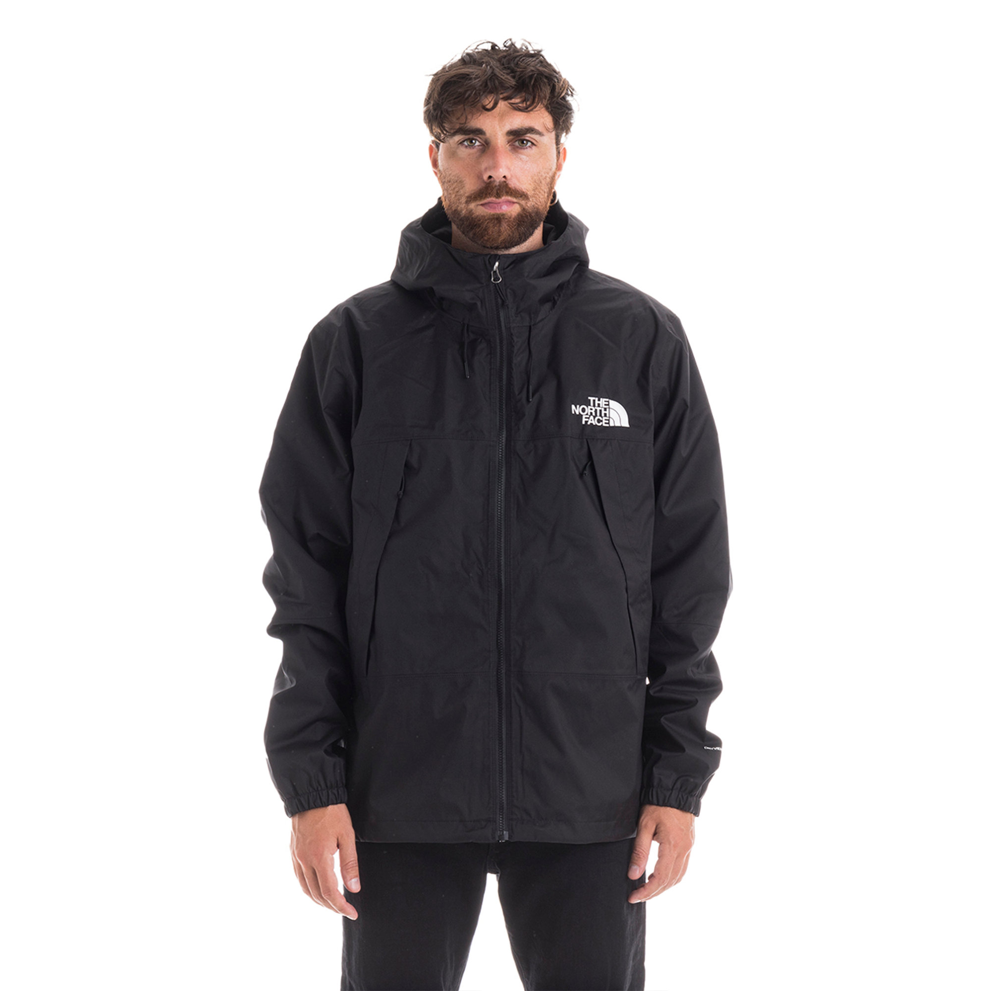 Giubbotto con cappuccio nero The North Face vista0