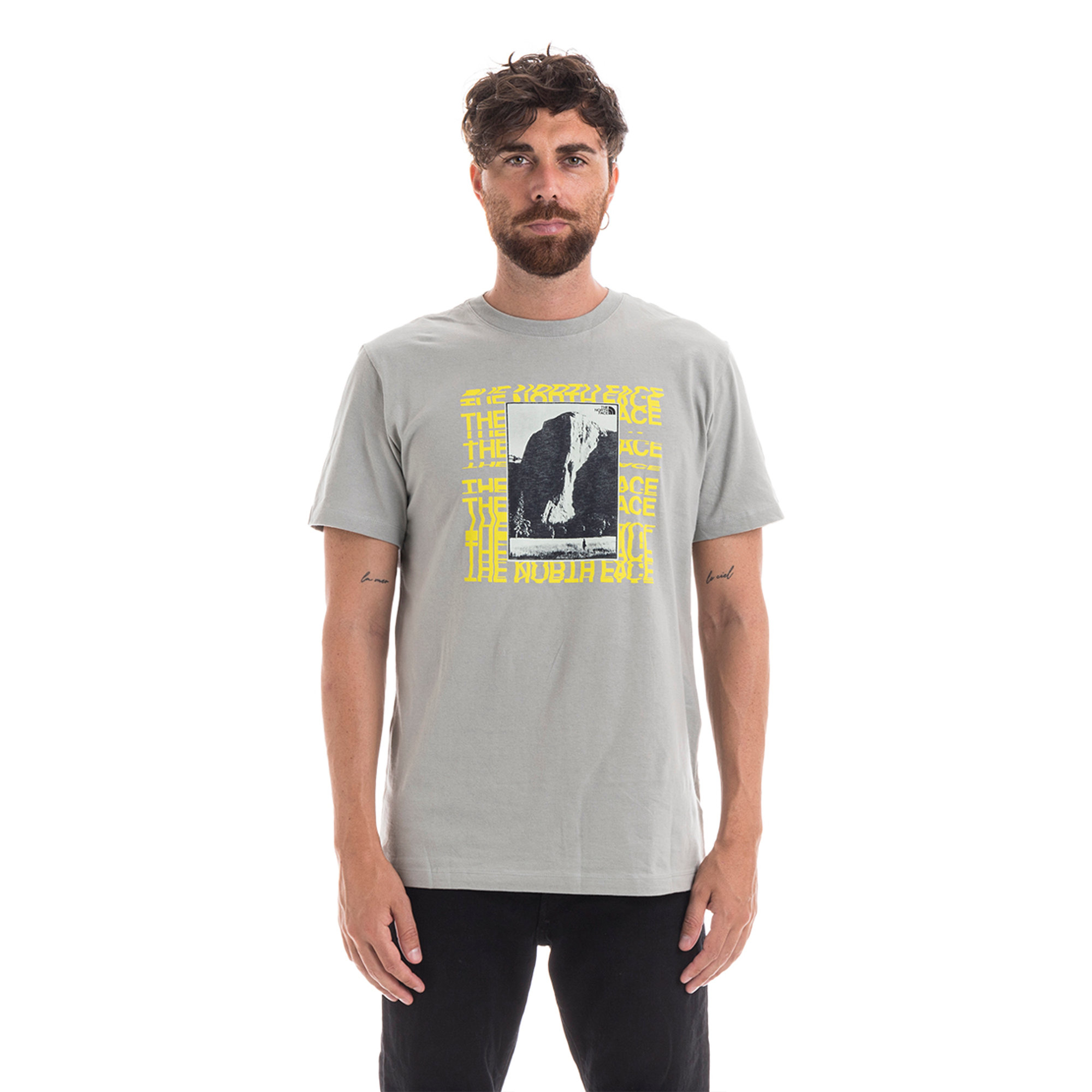 T-shirt con maxi stampa salvia The North Face vista0