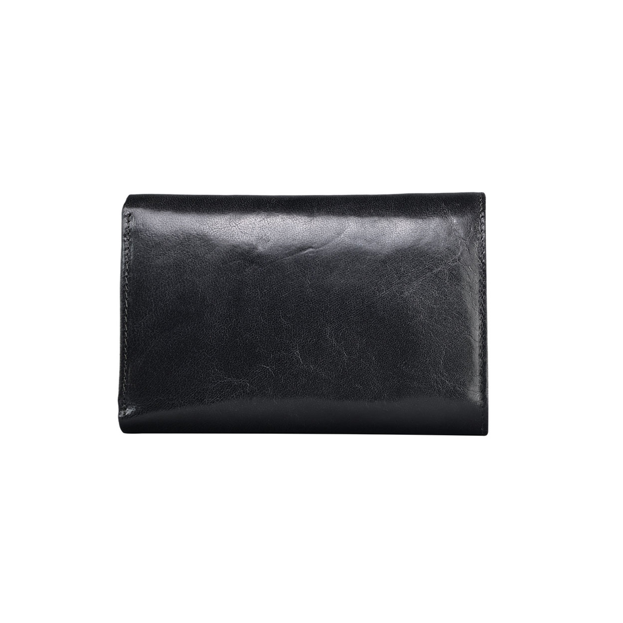 Portafoglio in pelle con tasche interne e zip nero MIA16 VENEZIA vista2