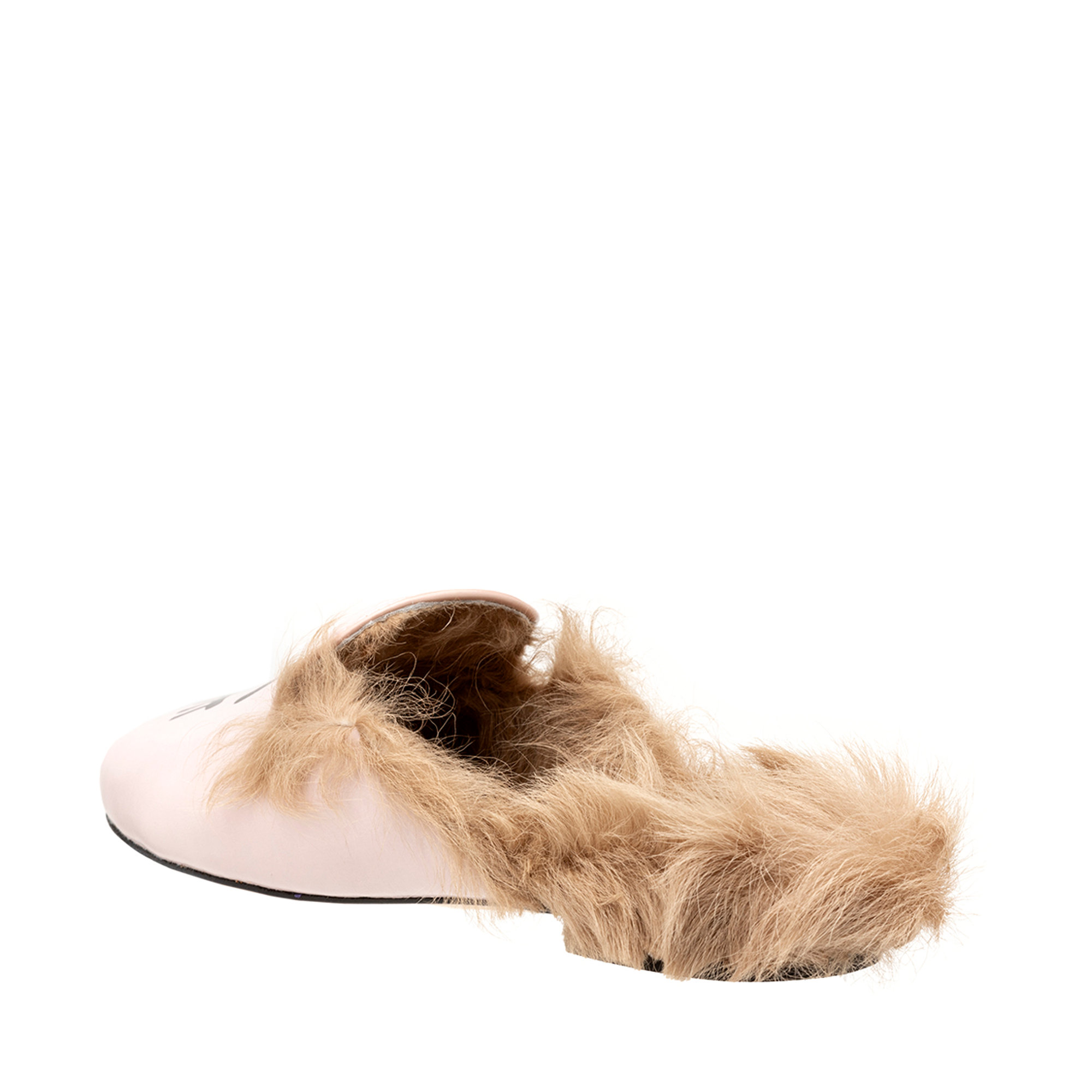 Mules in pelle rosa Chiara Ferragni  vista2