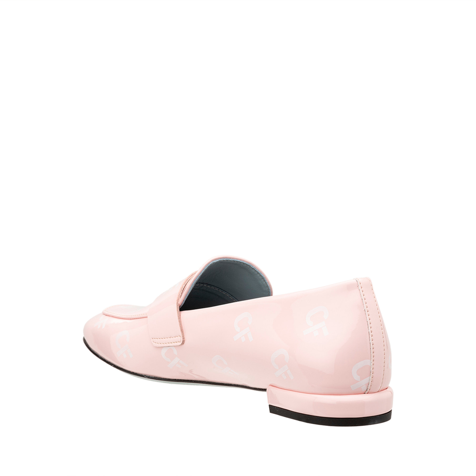 Mocassini in vernice rosa Chiara Ferragni  vista2