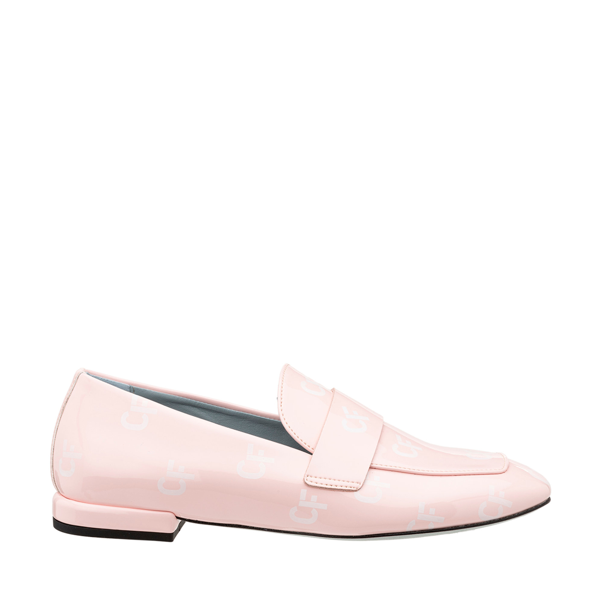 Mocassini in vernice rosa Chiara Ferragni  vista0