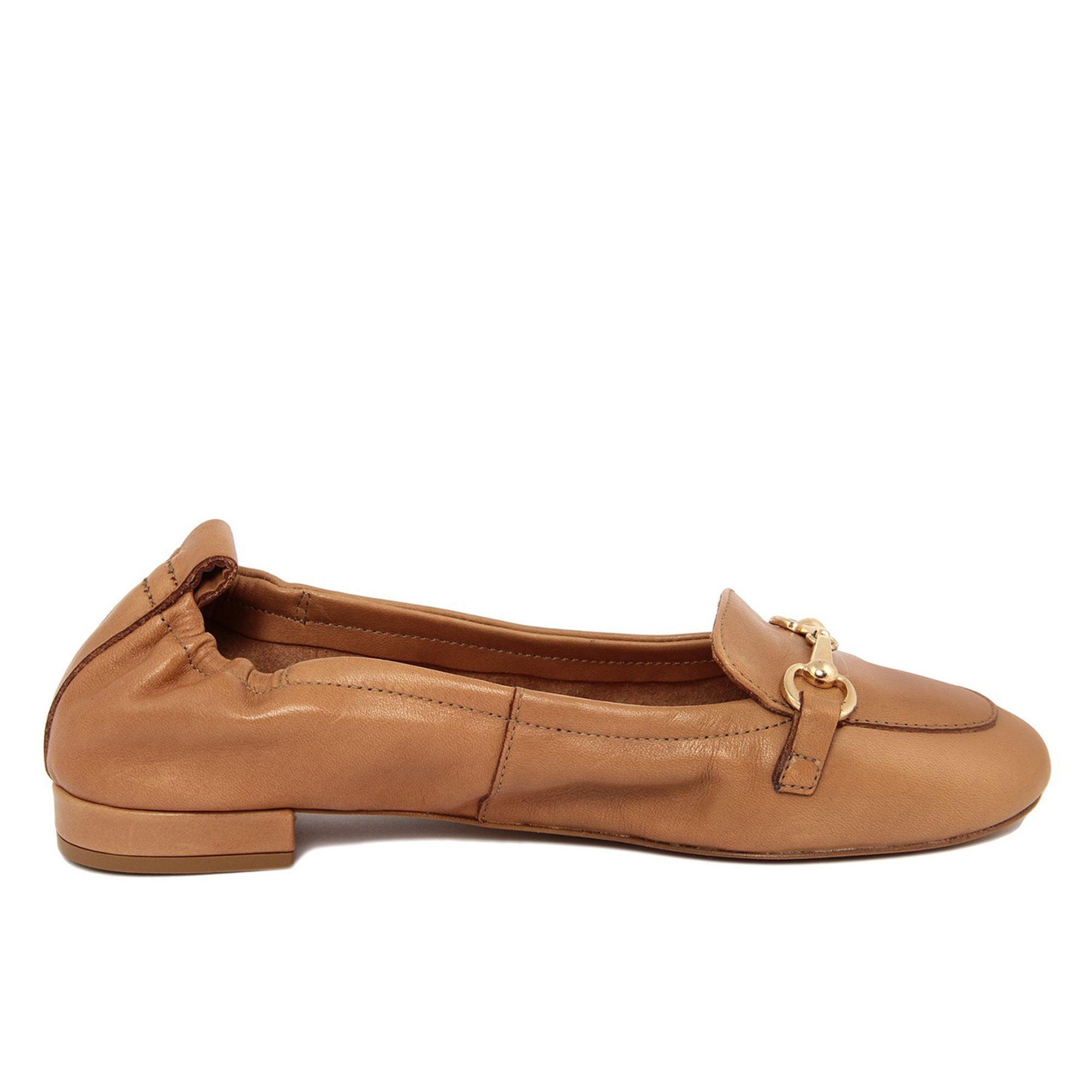 Ballerine in pelle con elastico sul retro mandorla Lab78 vista0