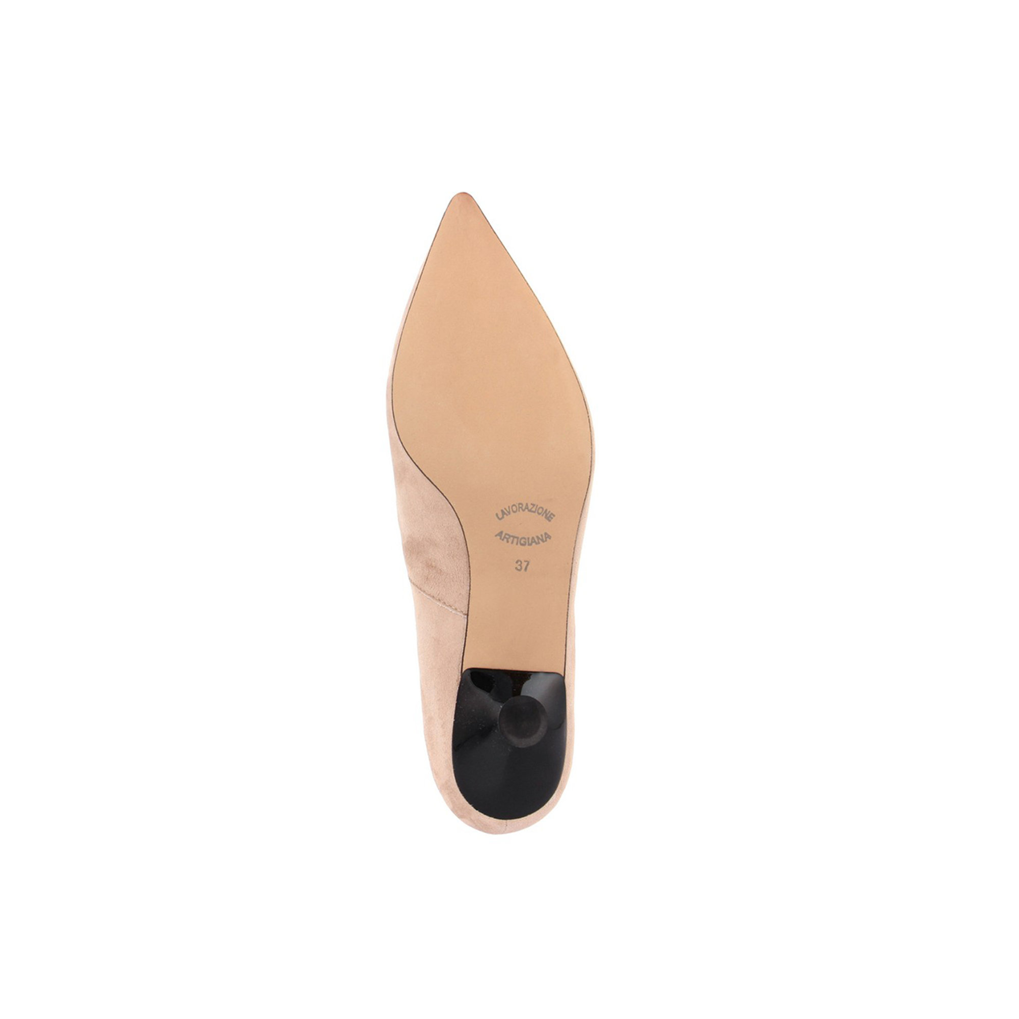 Décolleté in pelle modello chanel rosa cipria Lab78 vista1