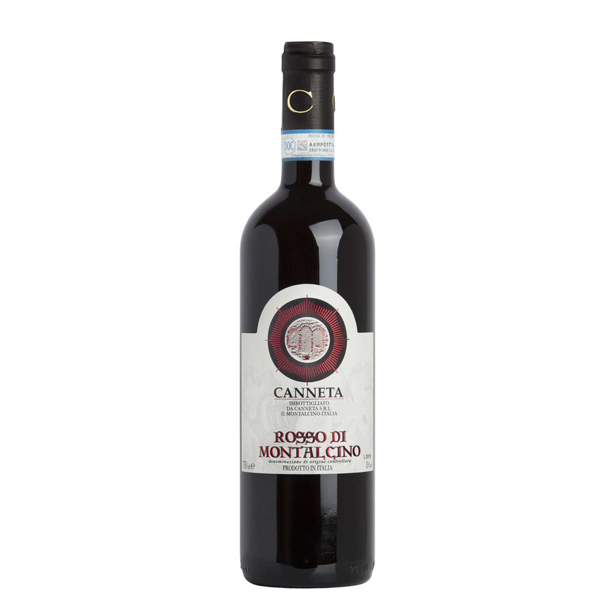 3 bottiglie miste: Rosso di Montalcino DOC 2019 - Brunello di Montalcino DOCG 2015 - Sant'Antimo Rosso DOC 2019 Tenuta Canneta vista1