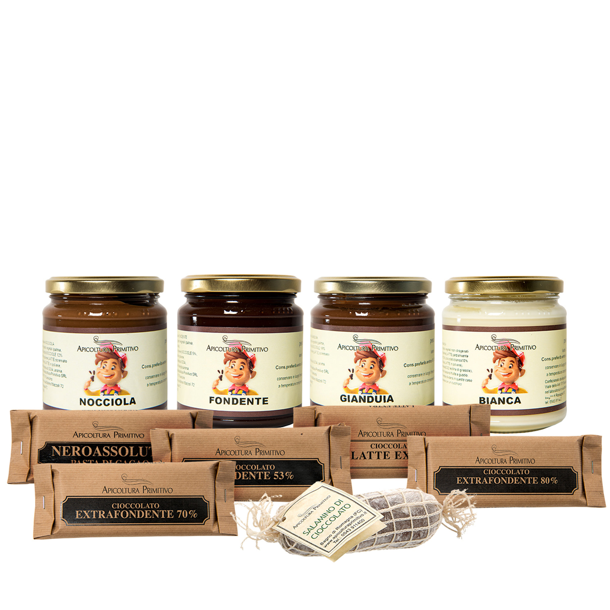 Kit Cioccolato - 10 prodotti Apicoltura Primitivo vista0