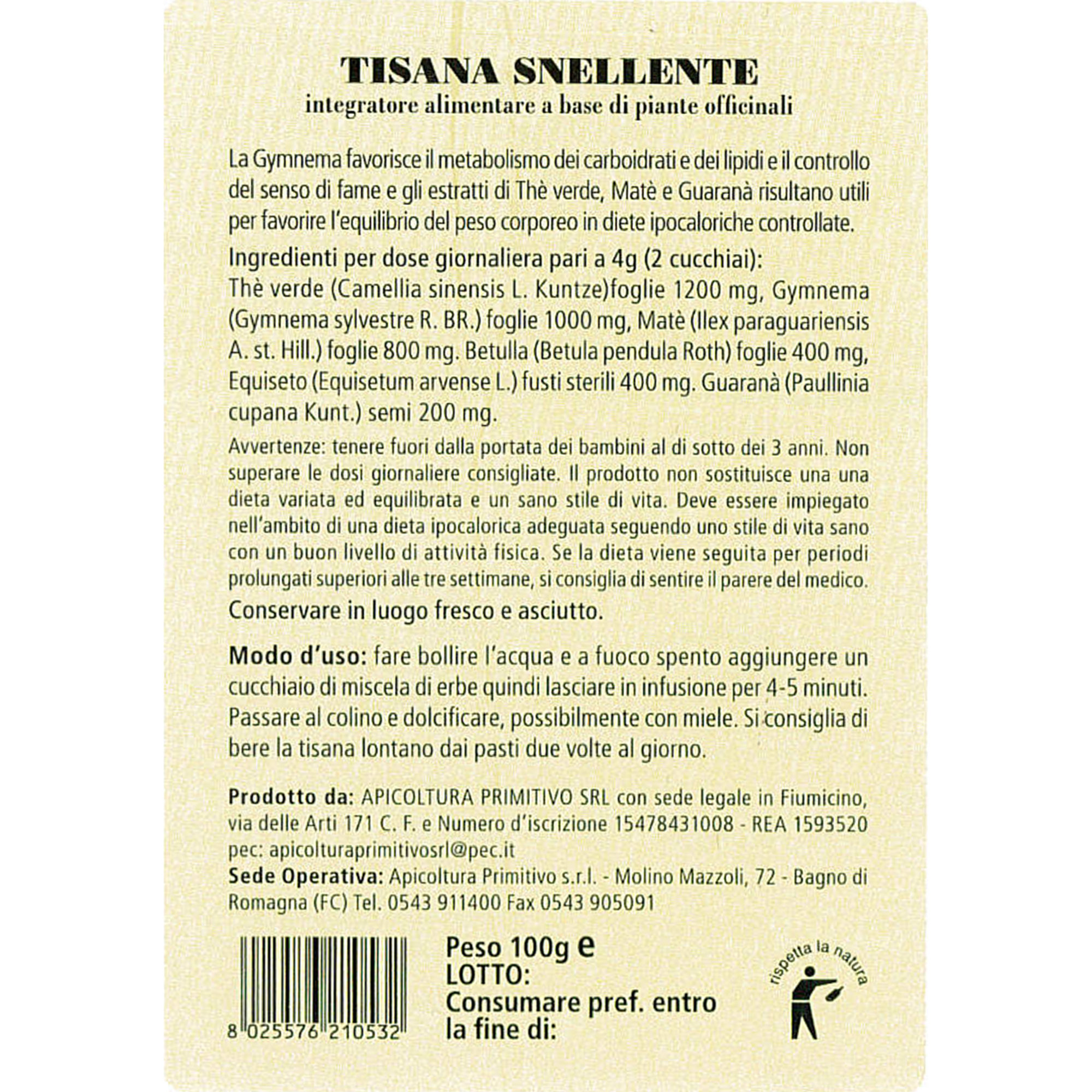 Kit Tisane e Integratori - 6 prodotti Apicoltura Primitivo vista2
