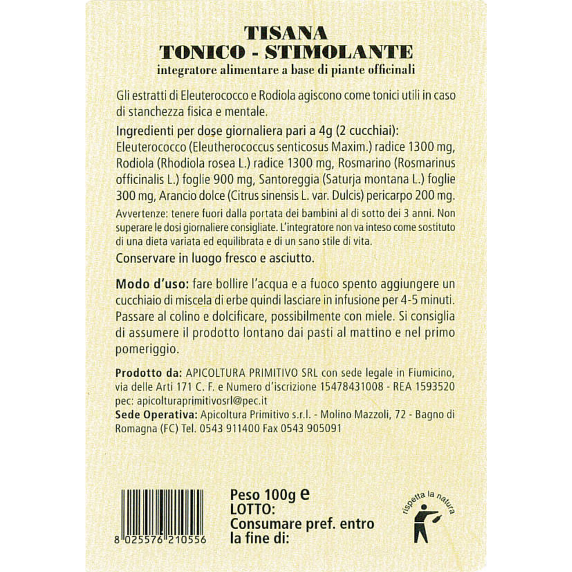 Kit Tisane e Integratori - 6 prodotti Apicoltura Primitivo vista12