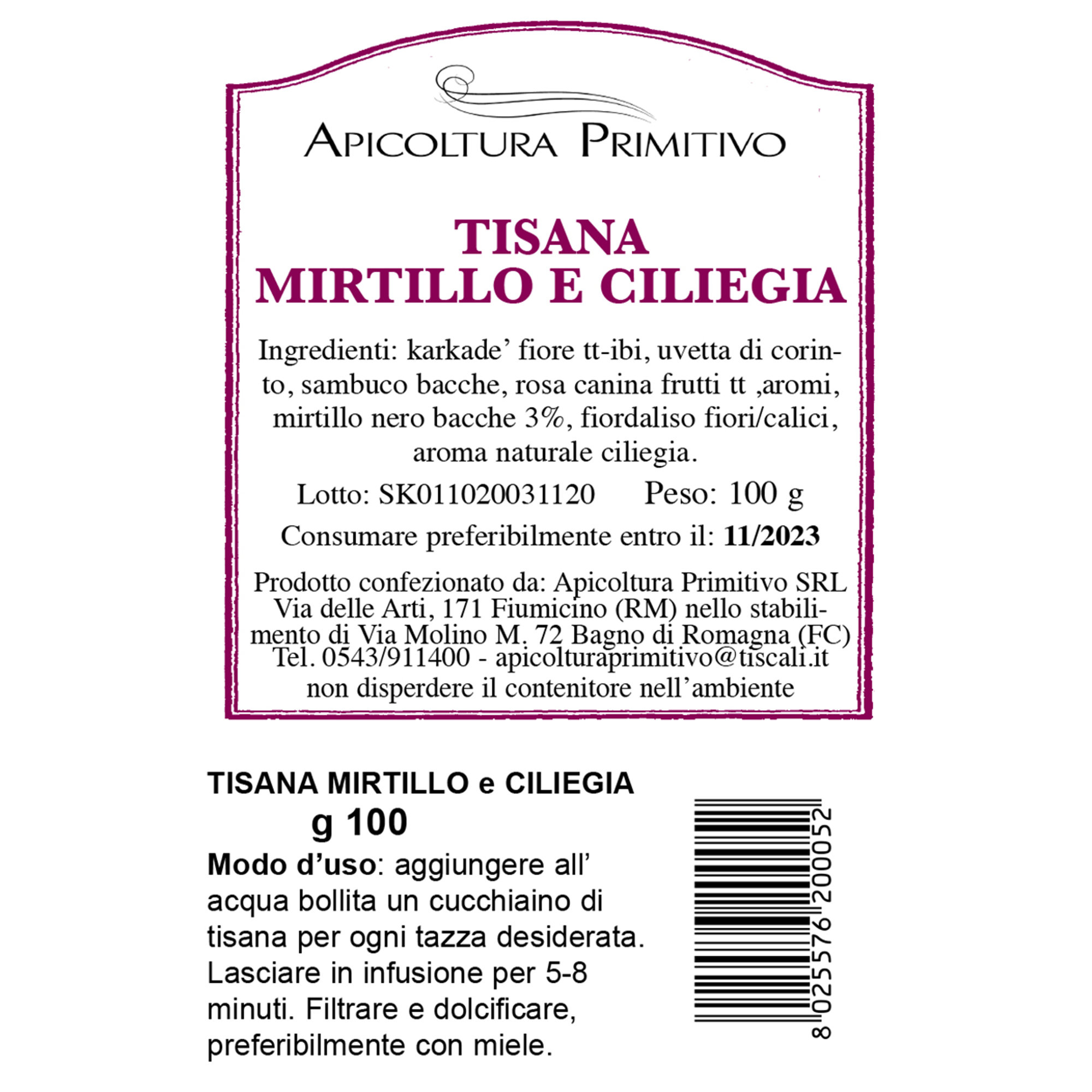 Kit Mirtillo - 4 prodotti Apicoltura Primitivo vista2