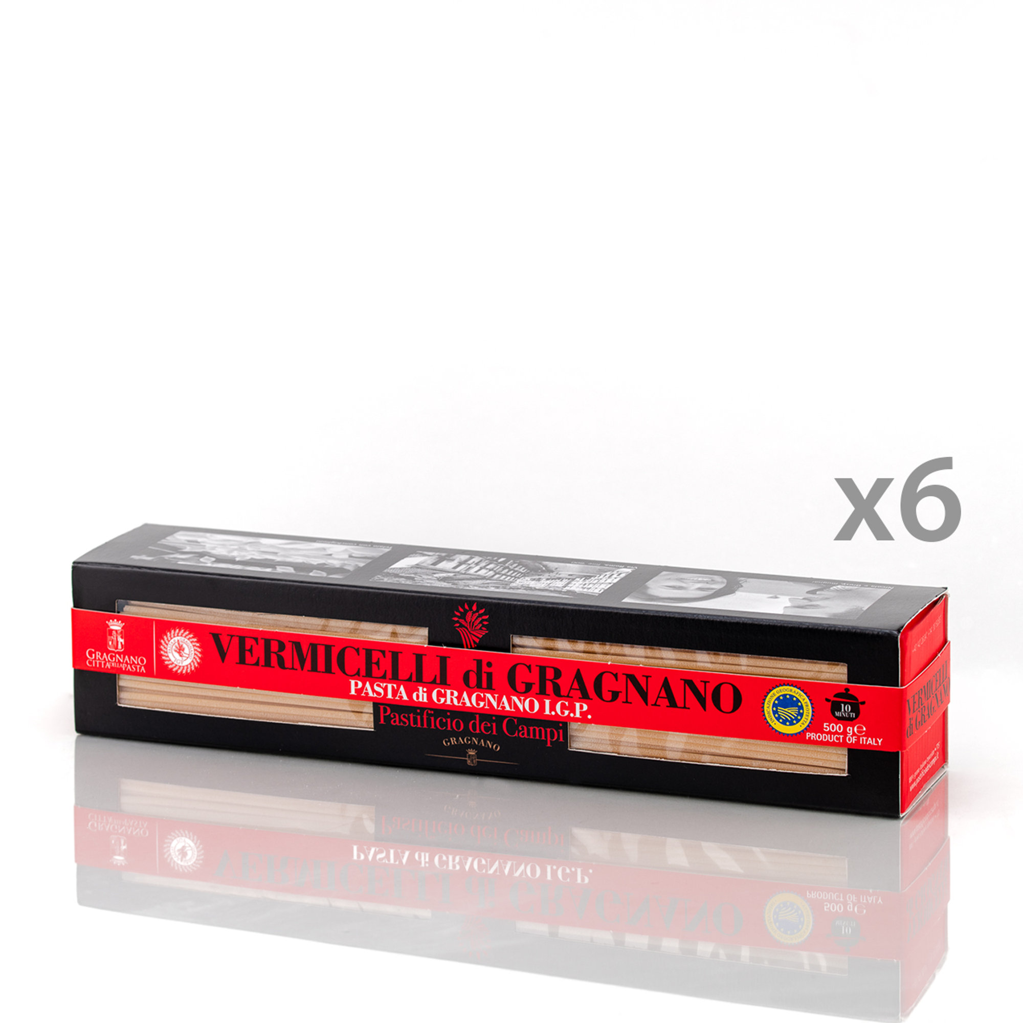6 confezioni - Vermicelli di Gragnano IGP 500 gr. Pastificio dei Campi vista0