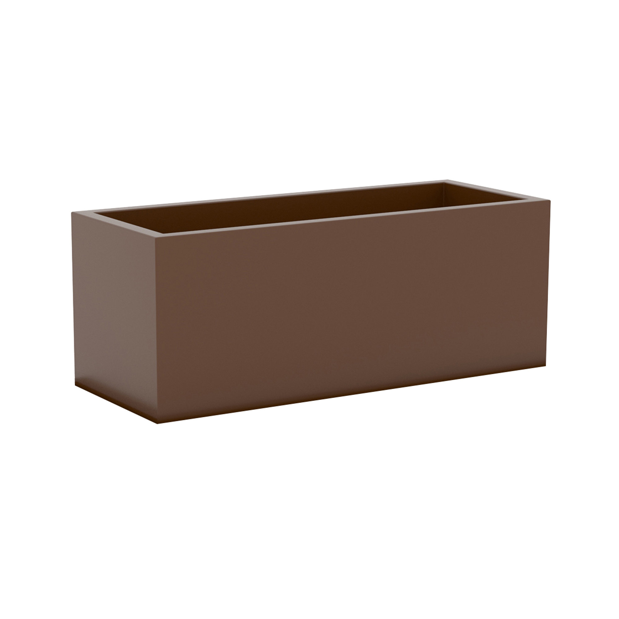 MATERA pot 100x40x40, bronze Monacis vista0