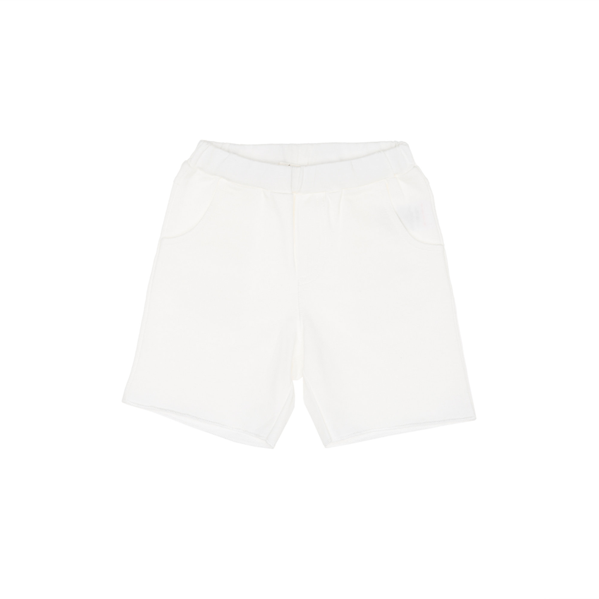 Short in cotone bianco con elastico FRUGOO vista1