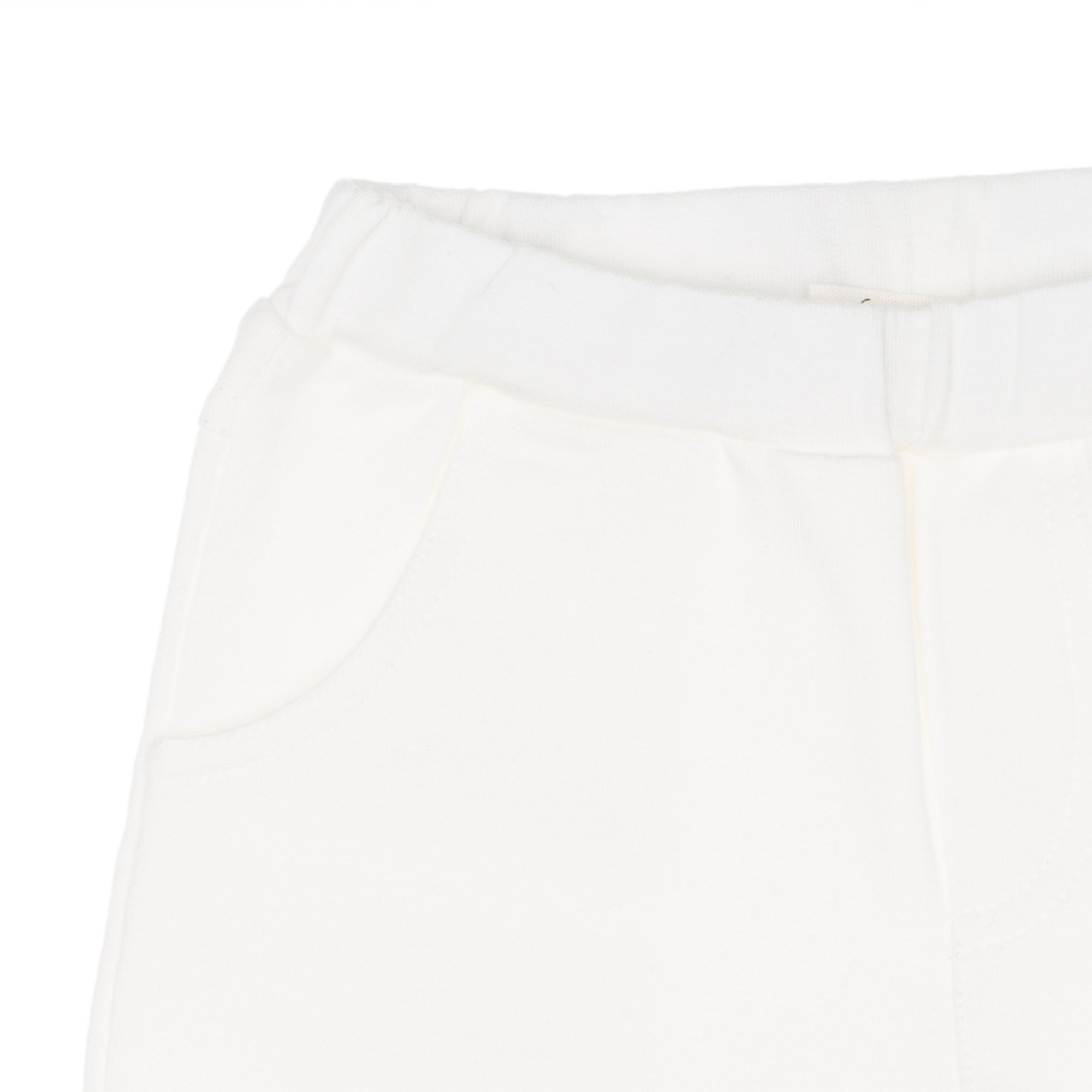 Short in cotone bianco con elastico FRUGOO vista2