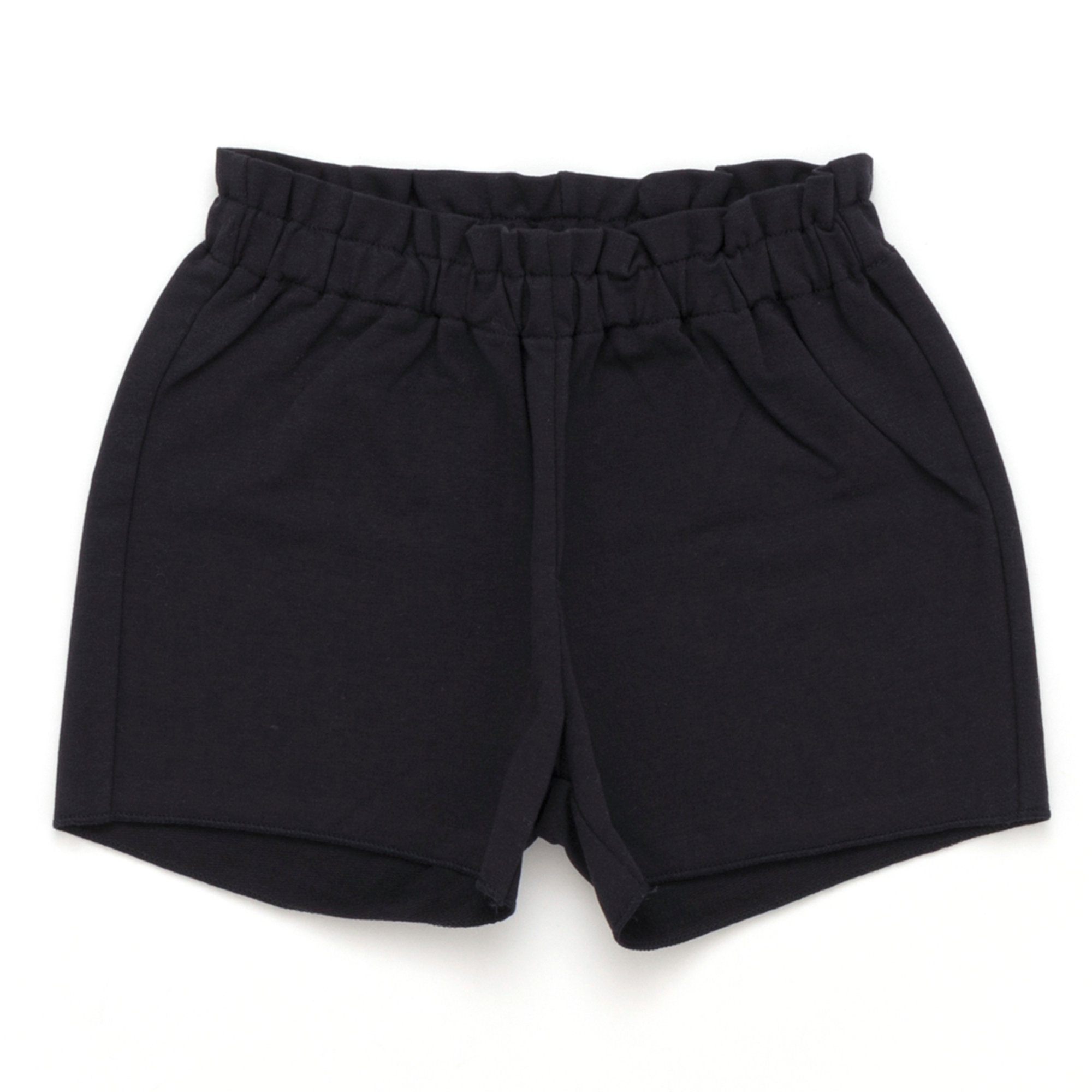 Short in cotone blu con elastico FRUGOO vista0