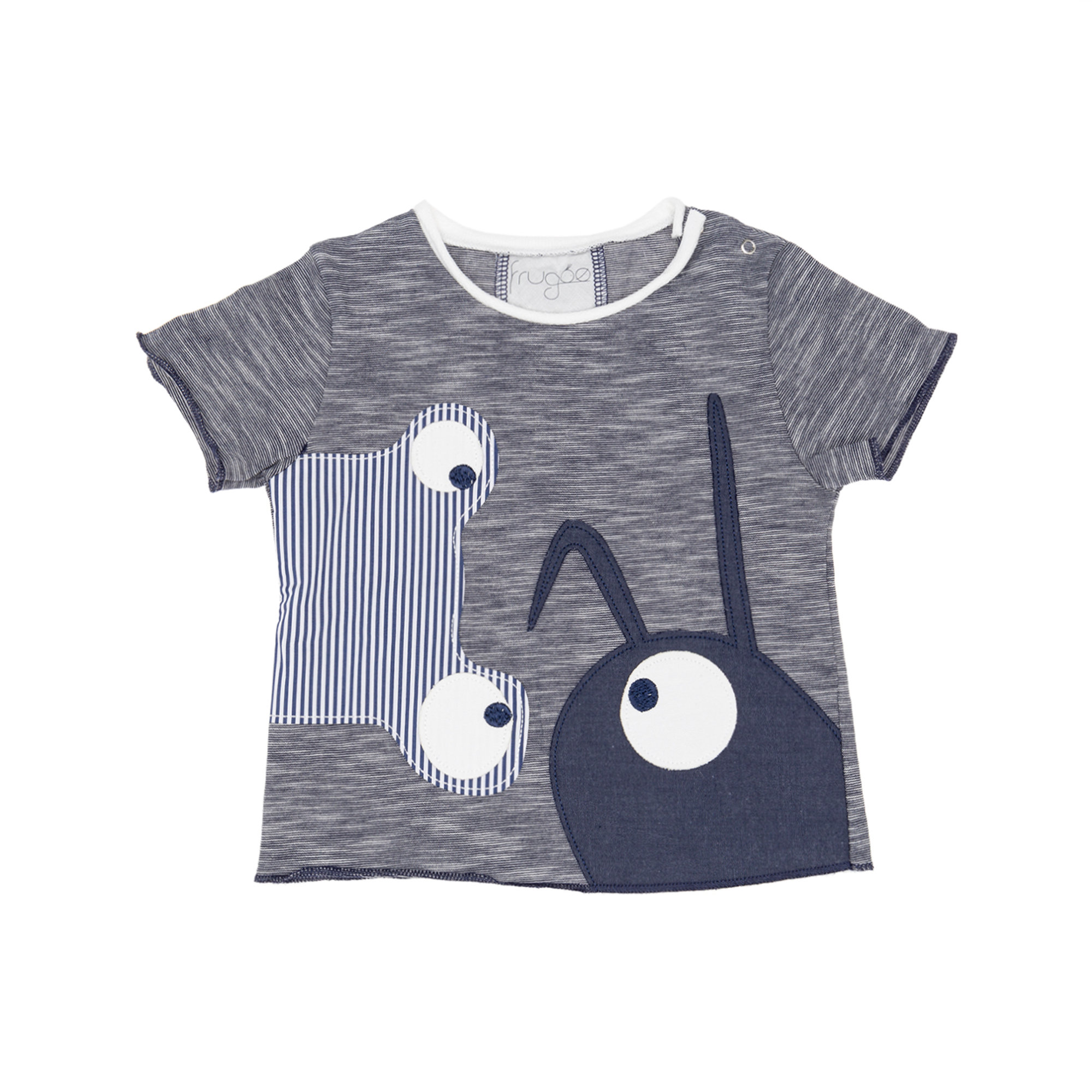 T-shirt in cotone con applicazioni FRUGOO vista0