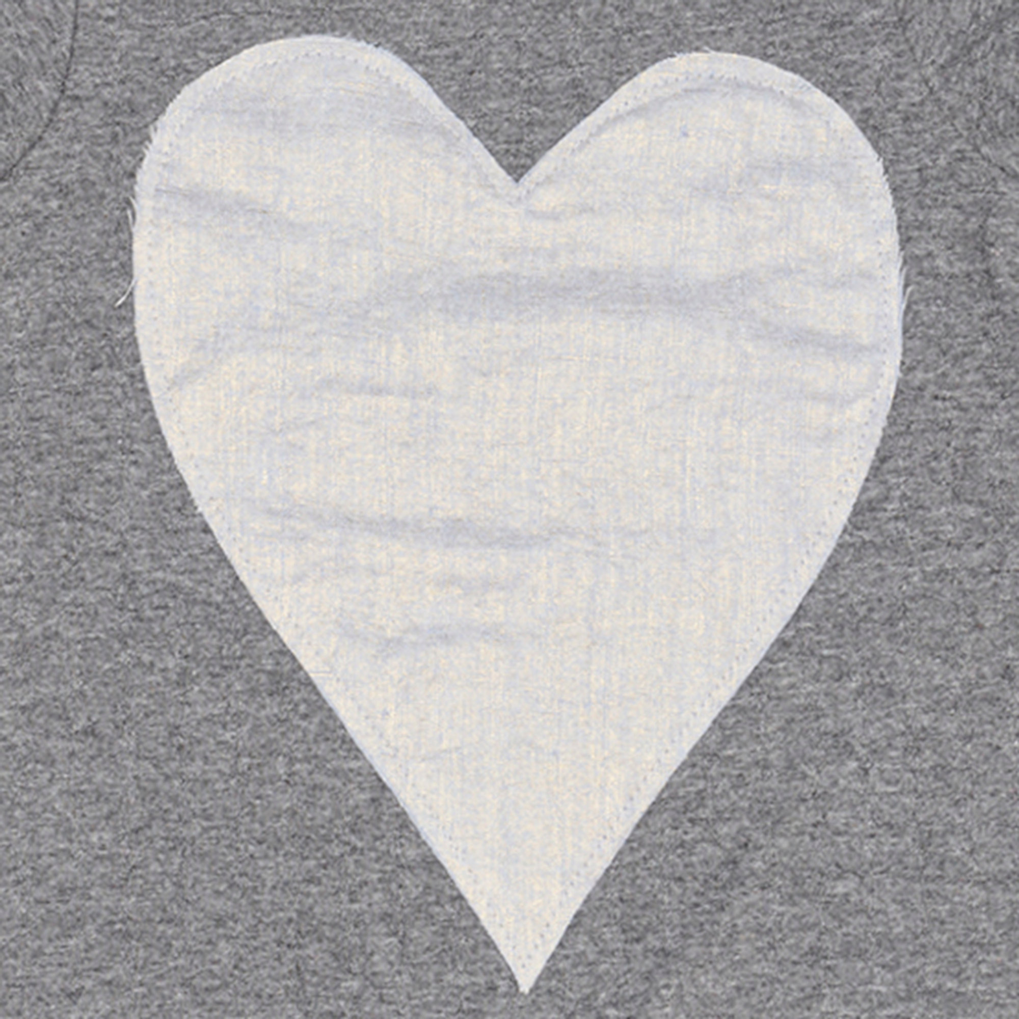 Tuta corta grigia con cuore argento OLIVE BY SISCO vista2