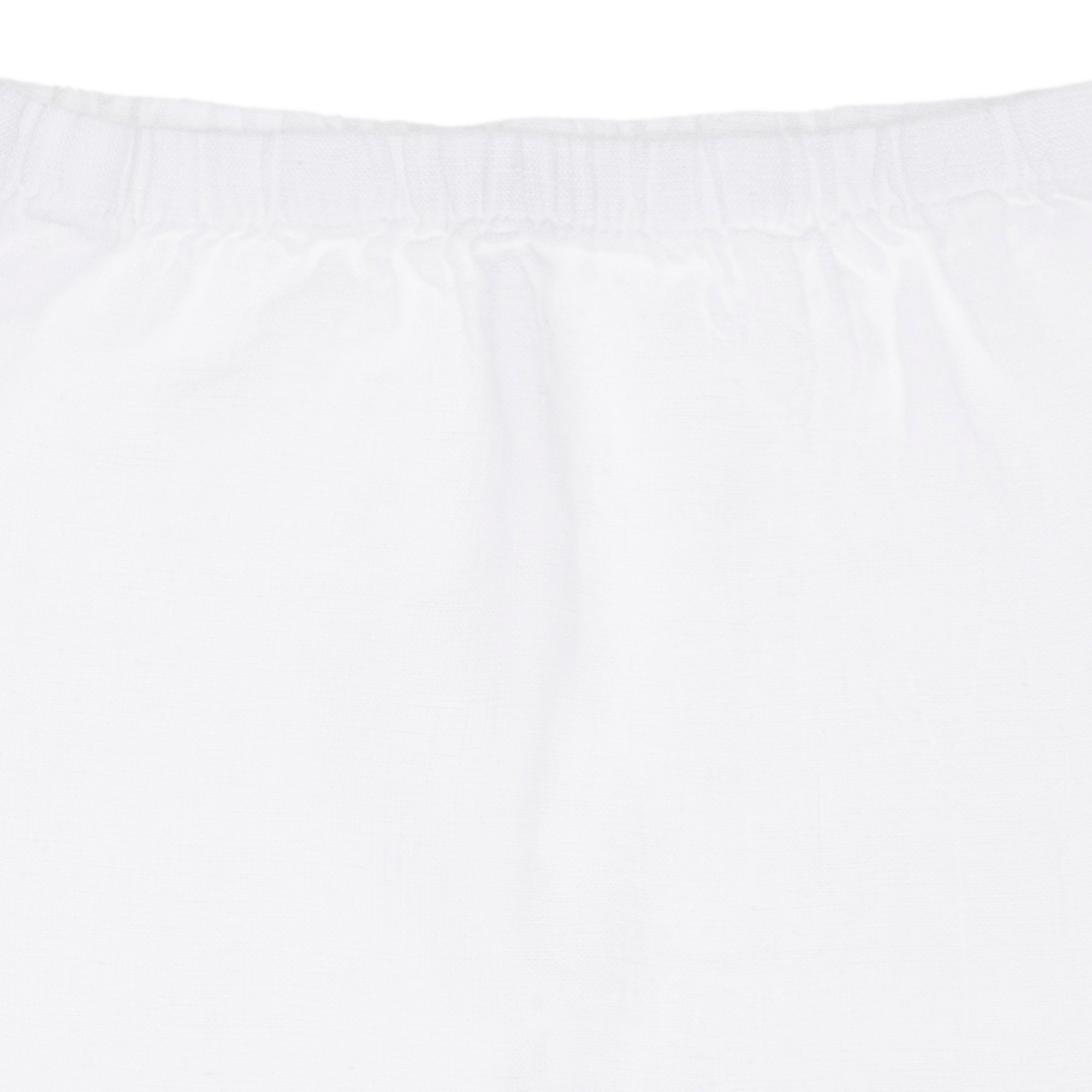 Pantalone bianco in lino baggie OLIVE BY SISCO vista1