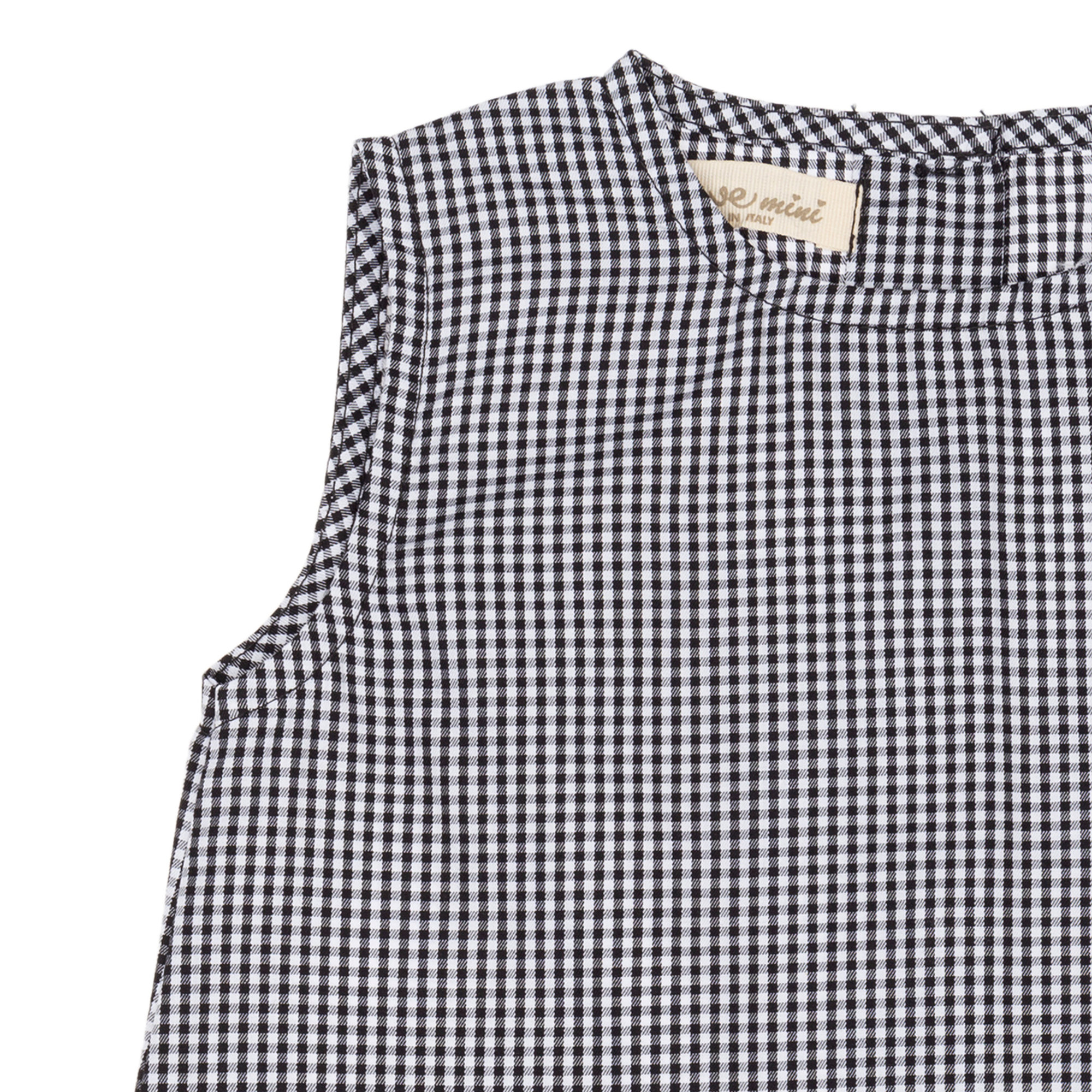 Mini abito vichy a quadri OLIVE BY SISCO vista2