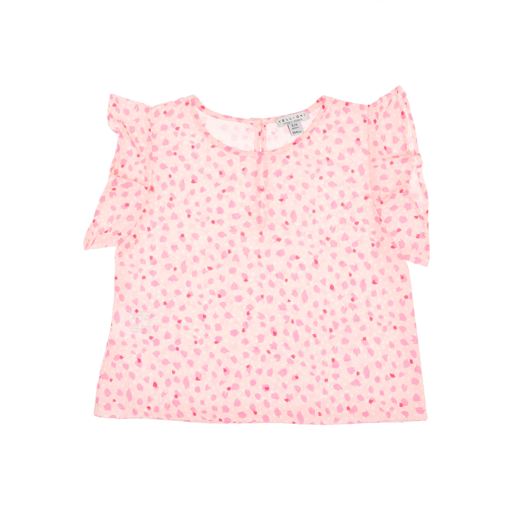 Blusa rosa con petali Yellowsub vista0
