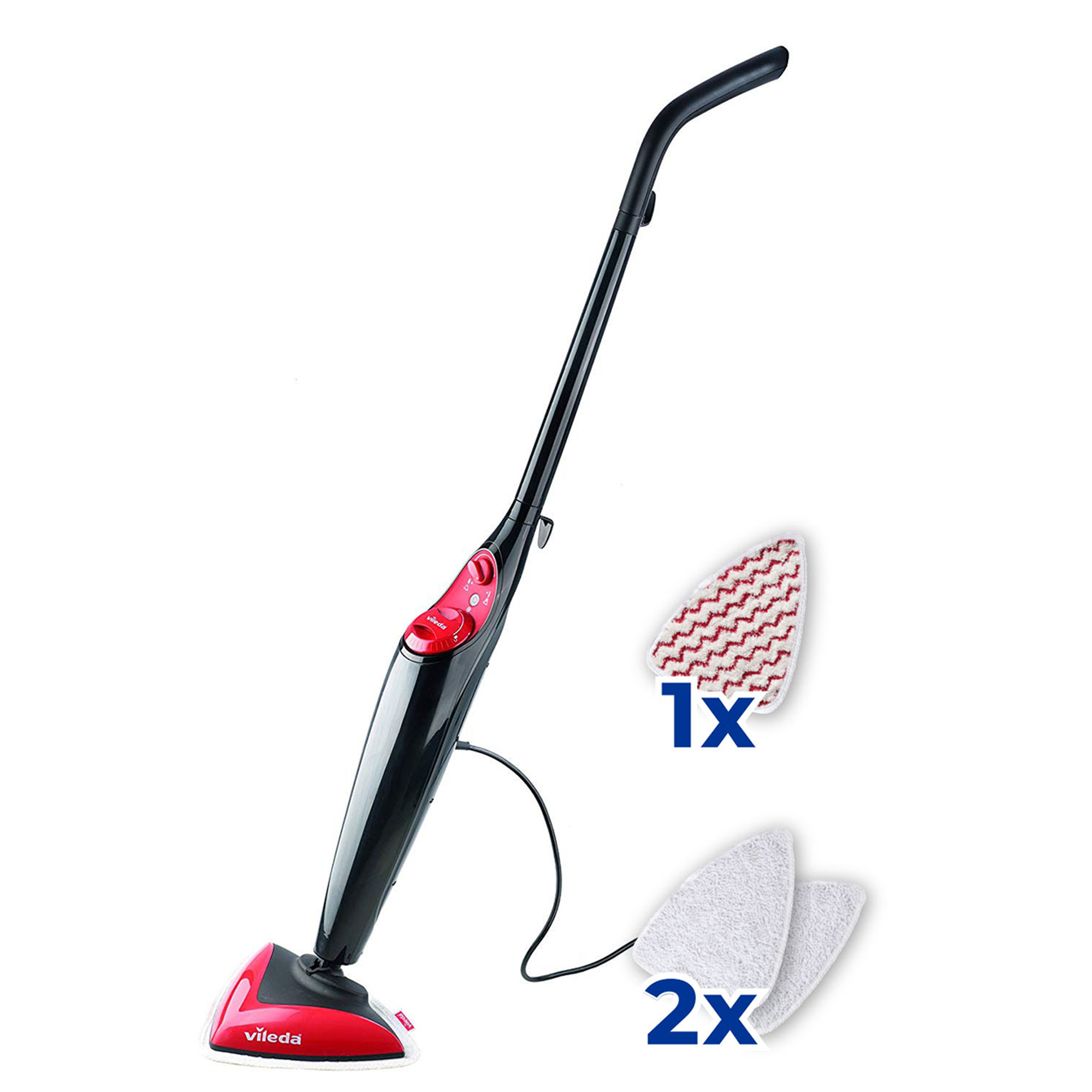 Scopa a vapore Steam + Power mop Vileda, rosso/nero VILEDA vista1