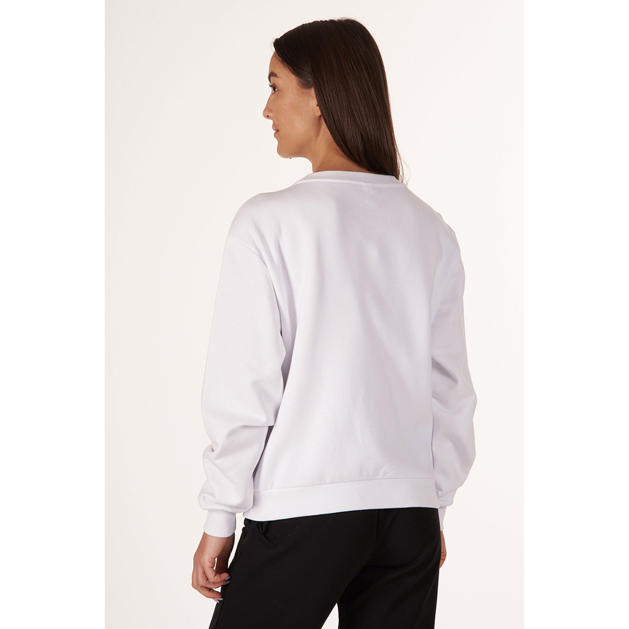 Felpa Moschino Underbear donna bianca con logo orso MOSCHINO  vista1