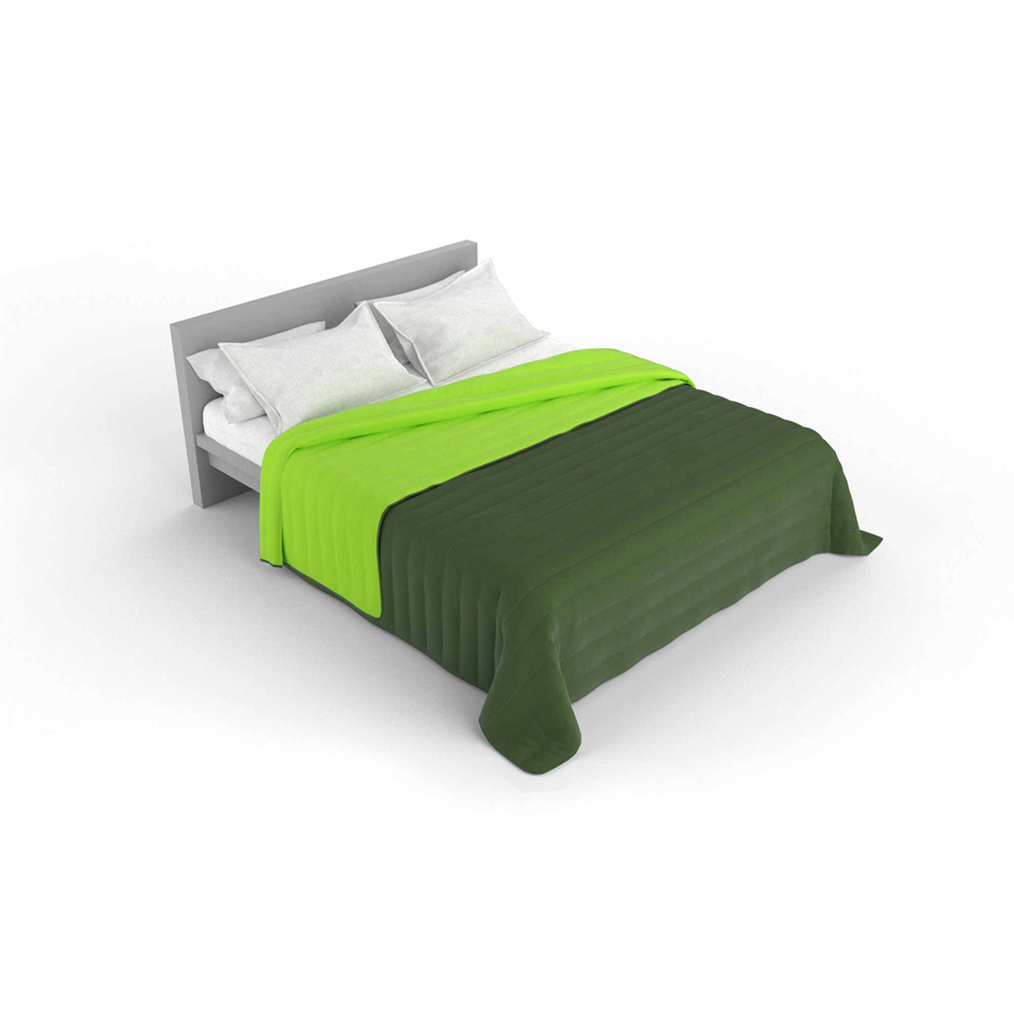 Élégant Élégant Été Courtepointe Vert/Vert foncé DATEX vista3
