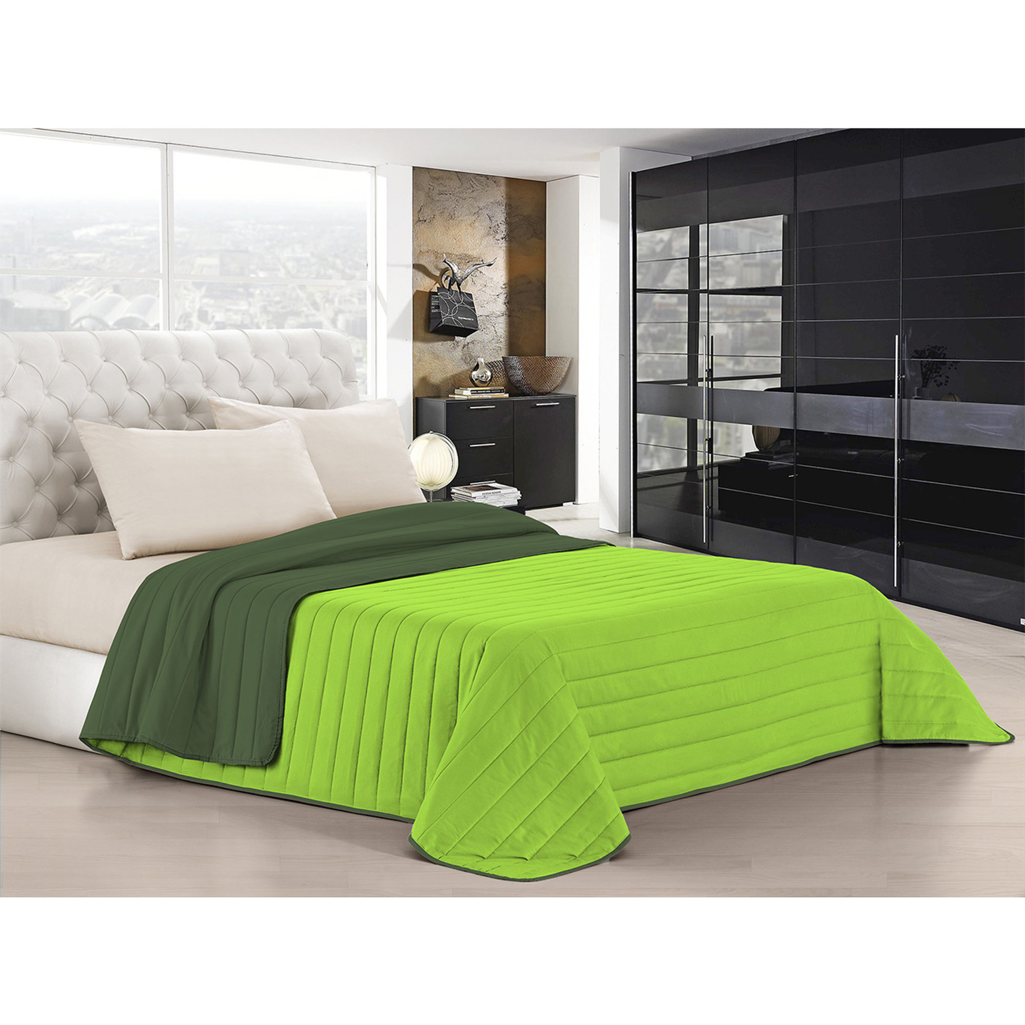 Élégant Élégant Été Courtepointe Vert/Vert foncé DATEX vista1