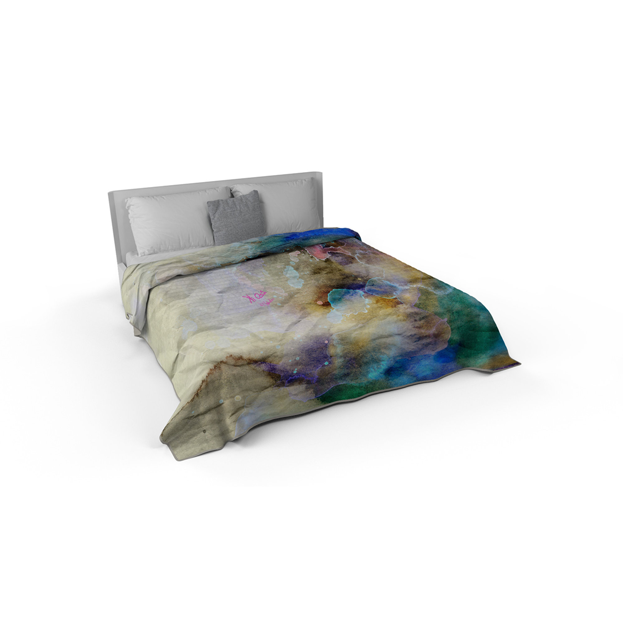 Linea Kiosa zomerdekbed voor tweepersoonsbed, multicolor DATEX vista2