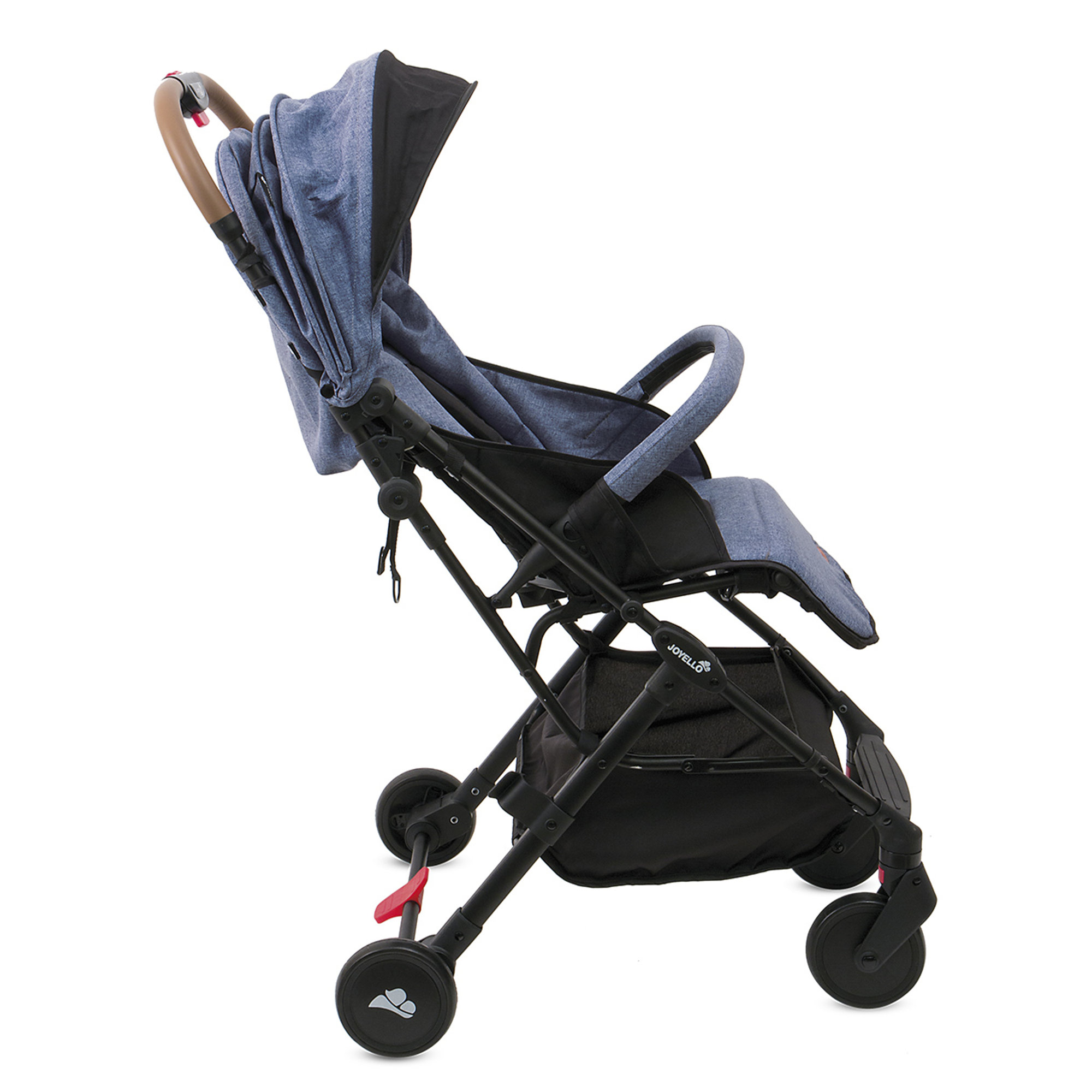 Silla de paseo TROLLEY supercompacta, jeans Joyello vista2