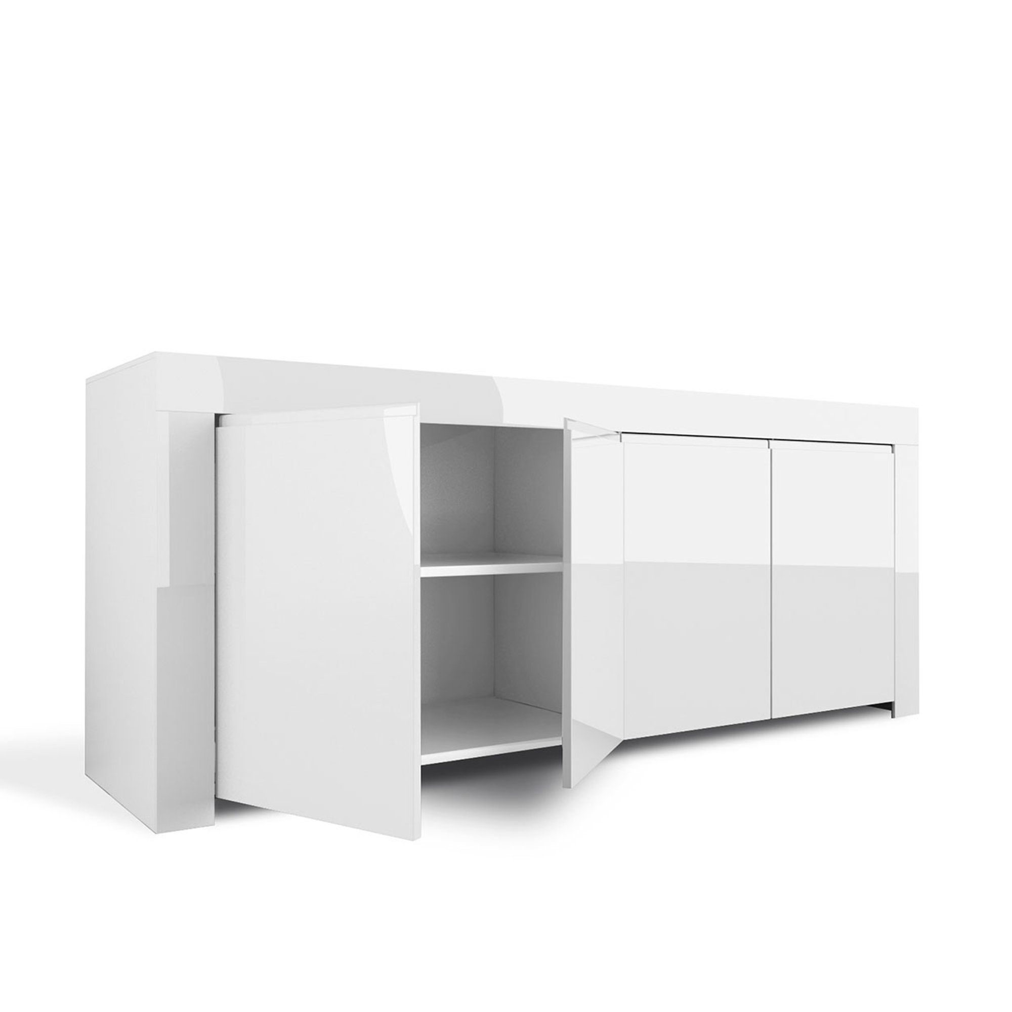 Buffet AMBER bianco Black & White vista1