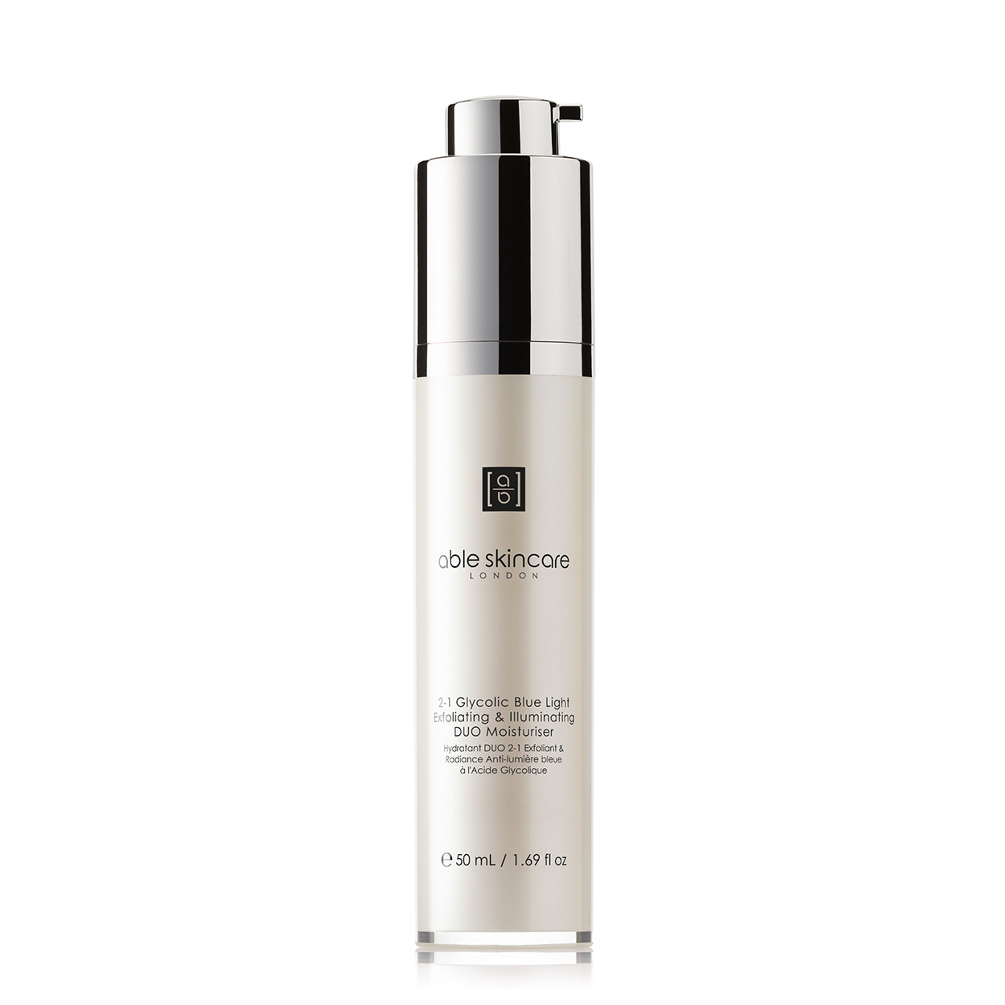 2-1 Idratante Blue Light DUO esfoliante e illuminante con Acido Glicolico 50ml ABLE SKINCARE vista1