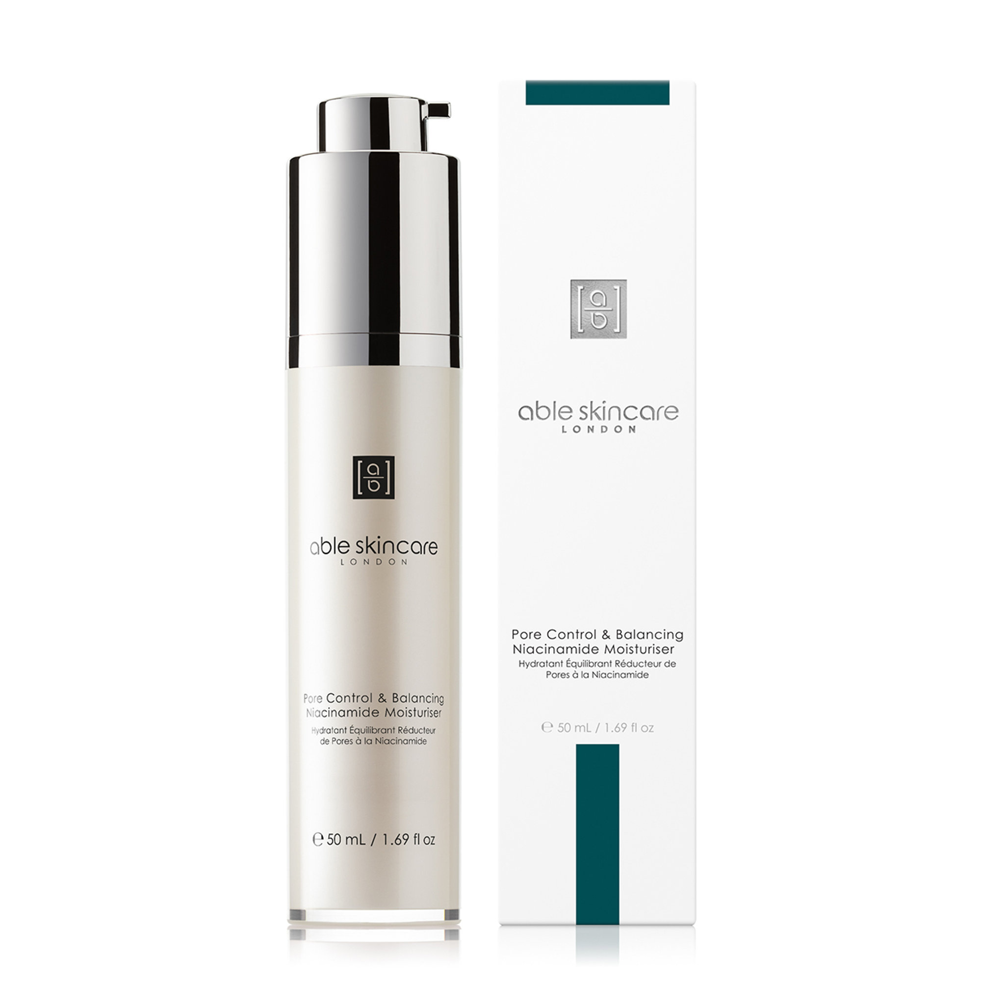 Krem nawilżający z niacynamidem do kontroli porów i równowagi 50ml ABLE SKINCARE vista0