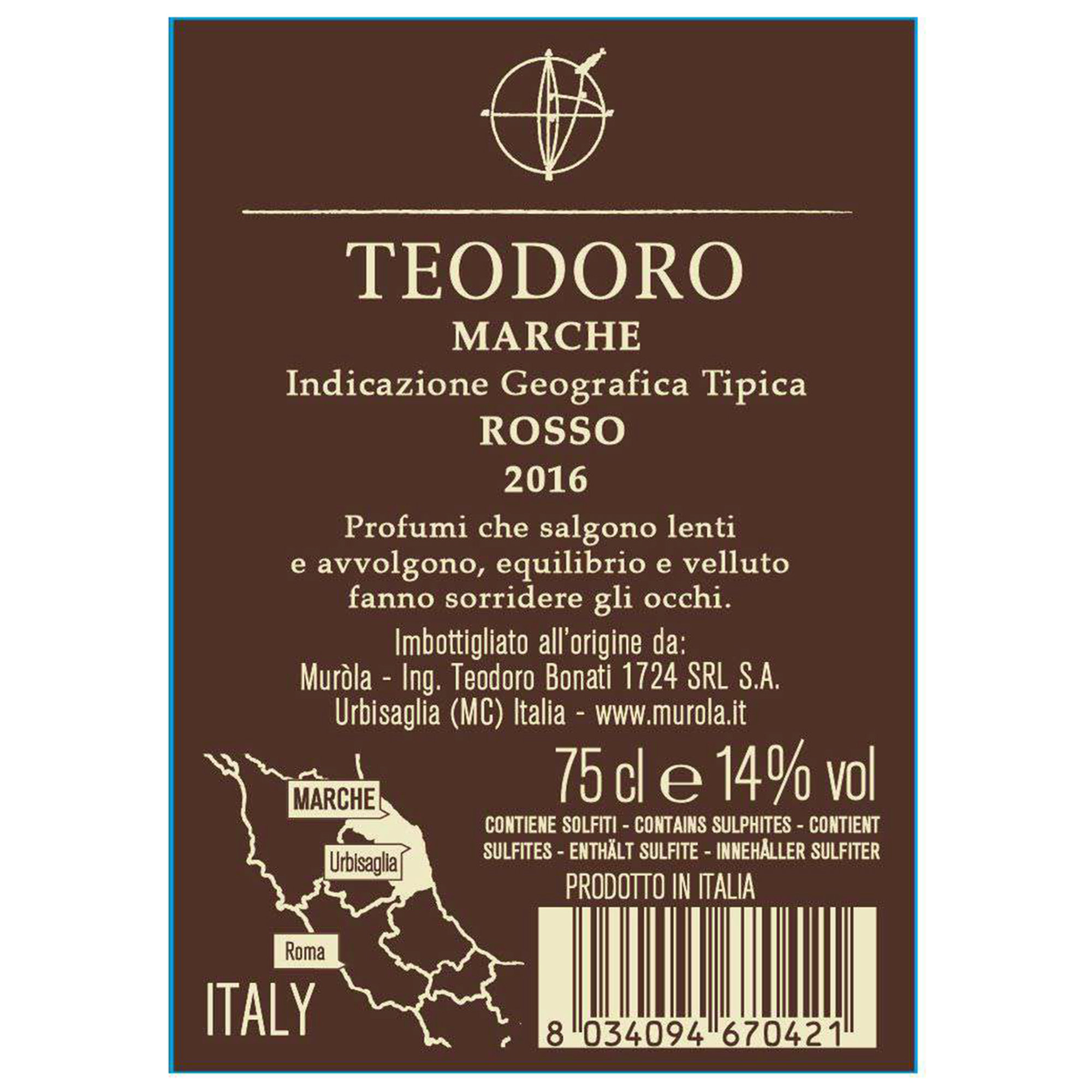 3 gemischte Flaschen: Brunforte, Teodoro, Orbesallia Tenute Murola vista4