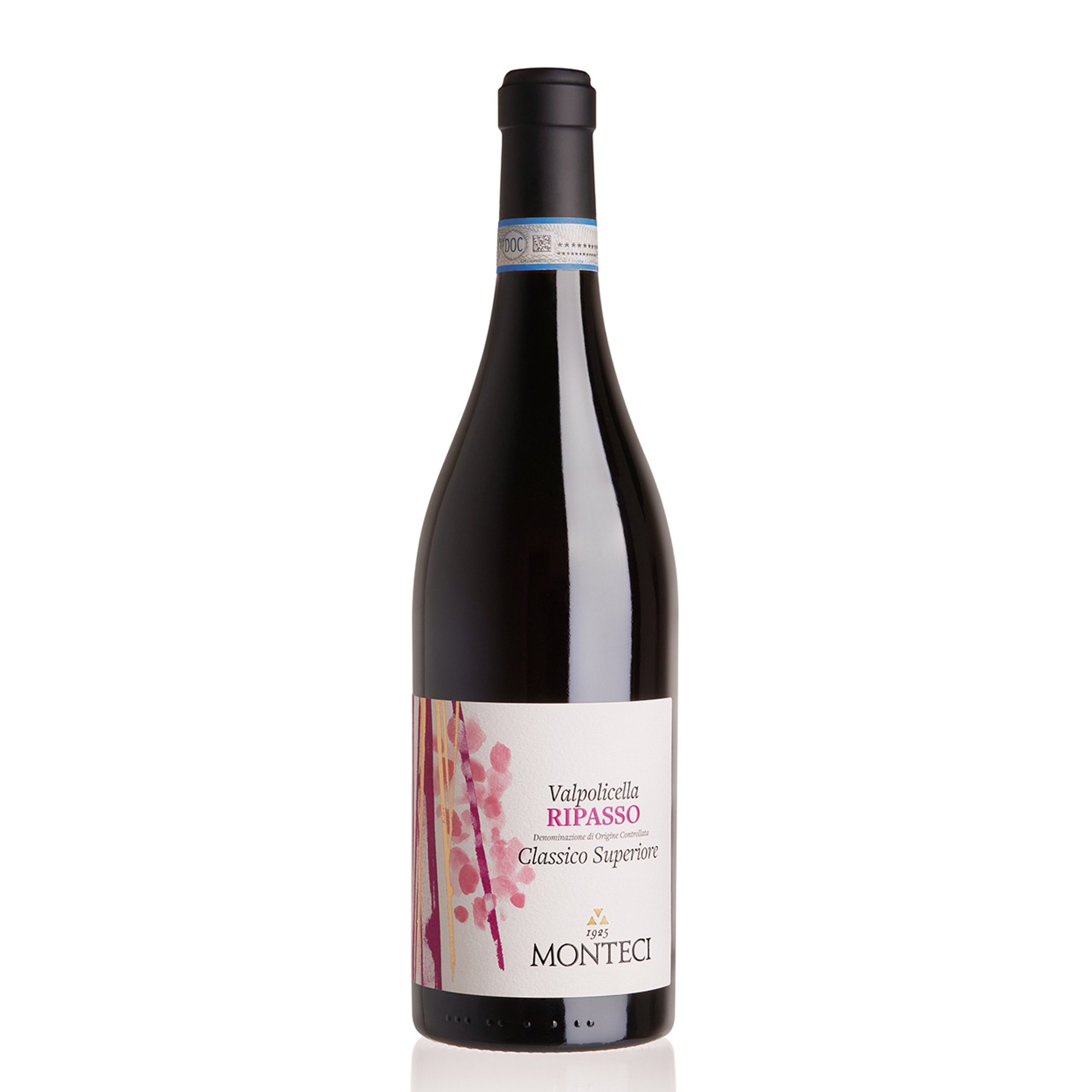 3 bouteilles mixtes : Amarone classico della Valpolicella 2015 - Valpolicella classico Superiore Ripasso 2016 - Recioto classico della Valpolicella 2015 Cantine Monteci vista3