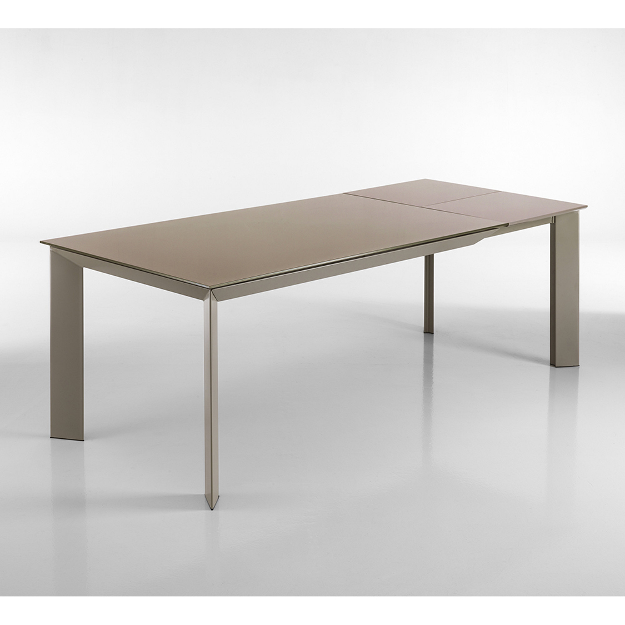 Tavolo allungabile Blade 160 cm, tortora opaco Tomasucci vista1