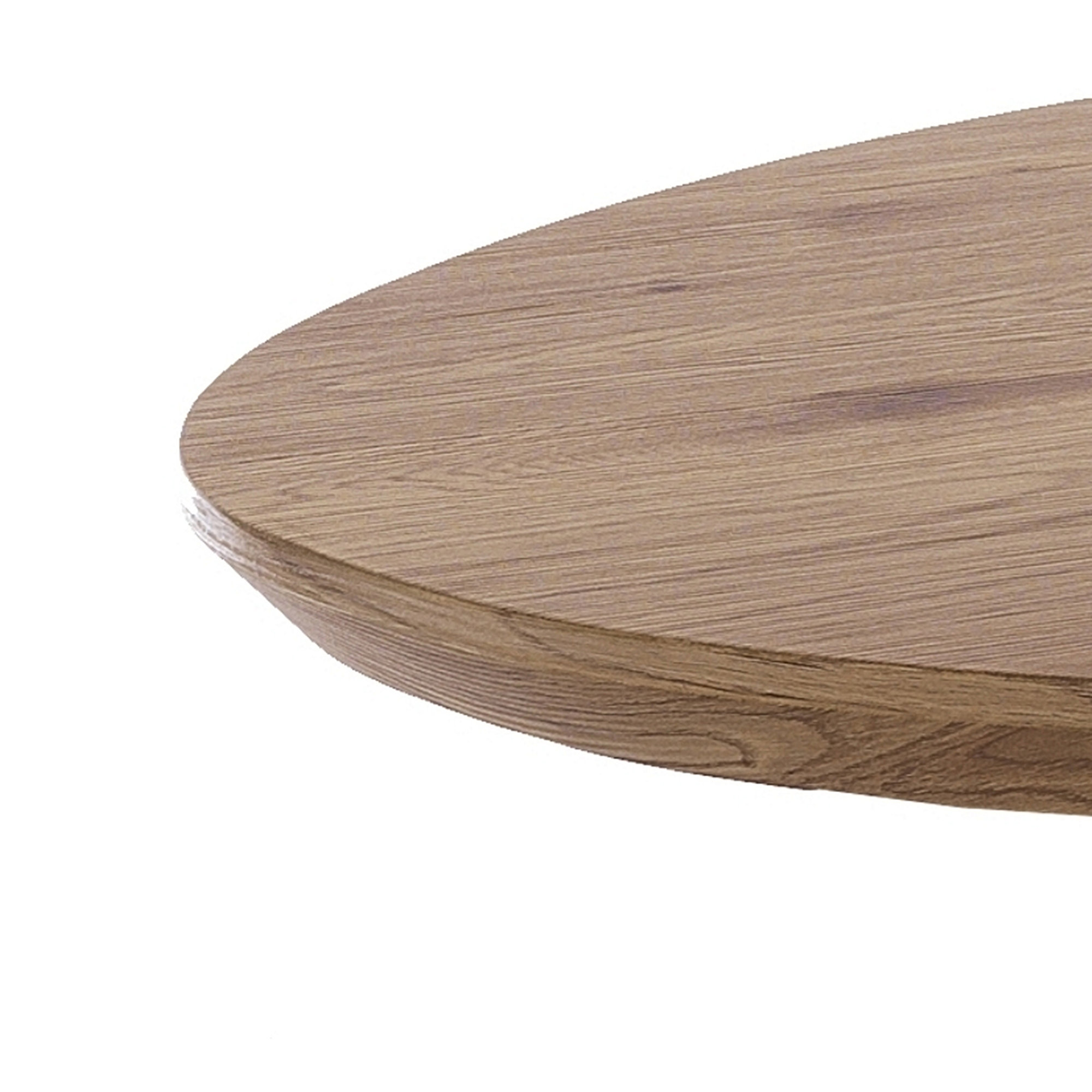 Tavolo allungabile Oval, marrone/nero opaco Tomasucci vista2