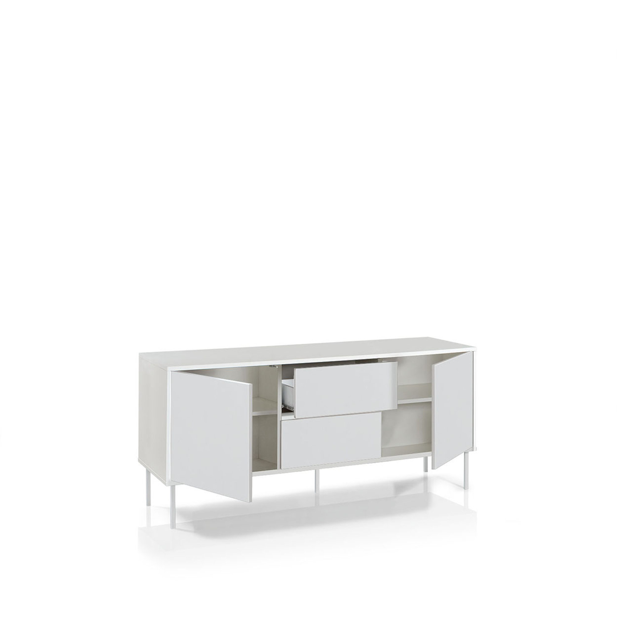 Buffet 2 ante e 2 cassetti PANAREA, bianco TFT Home Obsoleto vista1