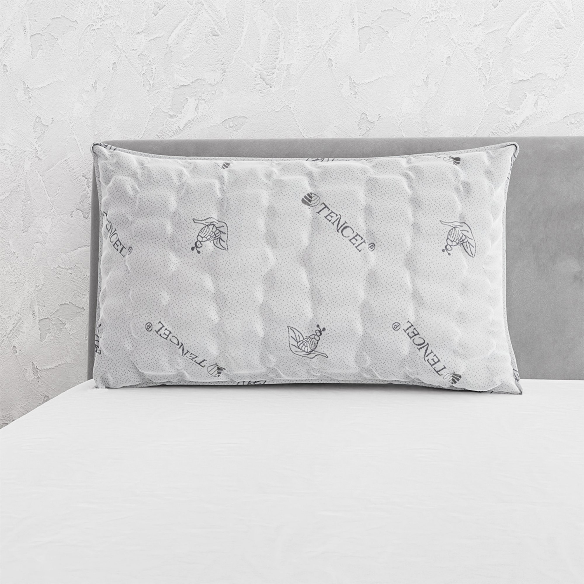 Tencel 45X75 almohada acolchada, gris claro DATEX vista2